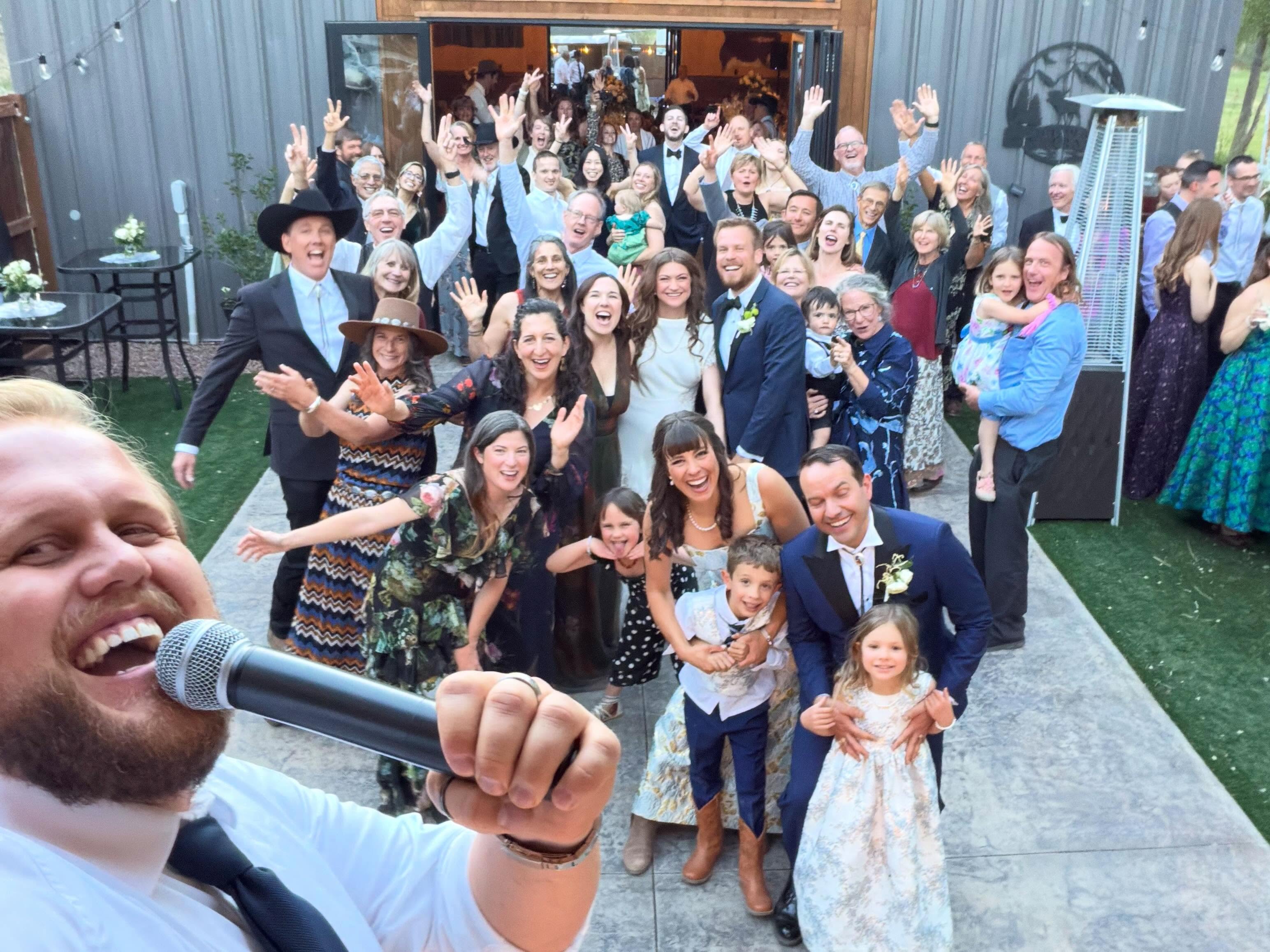 CONGRATULATIONS TO J+S!! What a blast and a great way for these two to start the next part of their adventure together 🎉 5.29.26