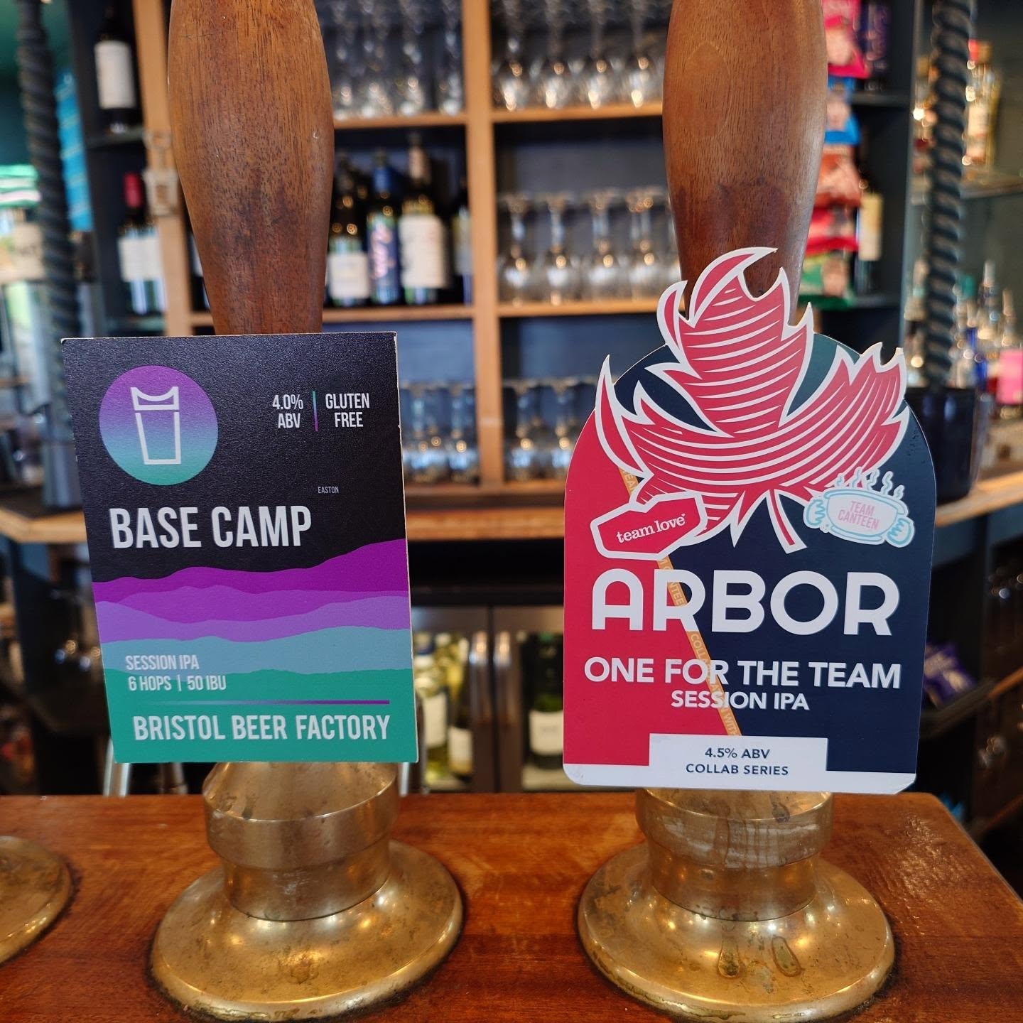 Our current guest ales, all locally brewed in Bristol