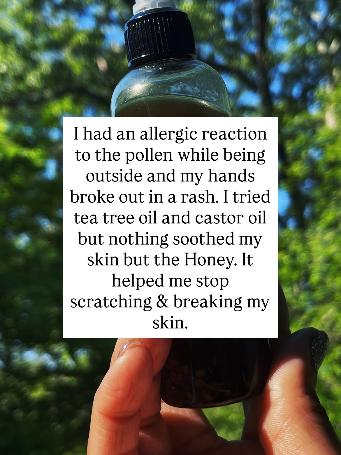 A Product that solves more than hair issues. This will forever be in my bag. Never know what it’ll come in handy for.
Link in bio
#organichaircare #organicskincare #handmadecrafted #seasonalallergies #pollen
