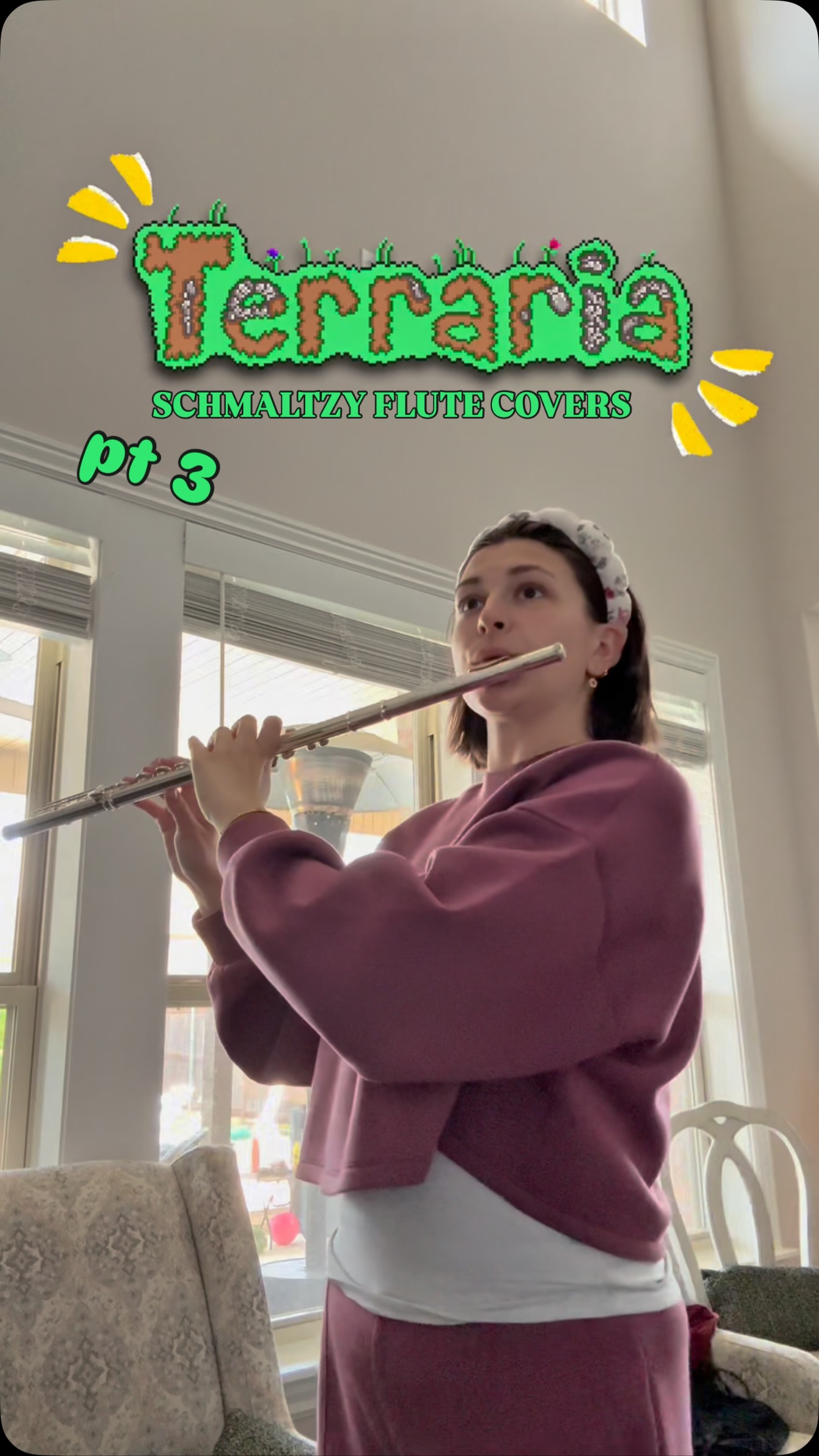 this was so nostalgic πΎπΎ #flutecovers #videogamemusic #flutist #musician #performing
