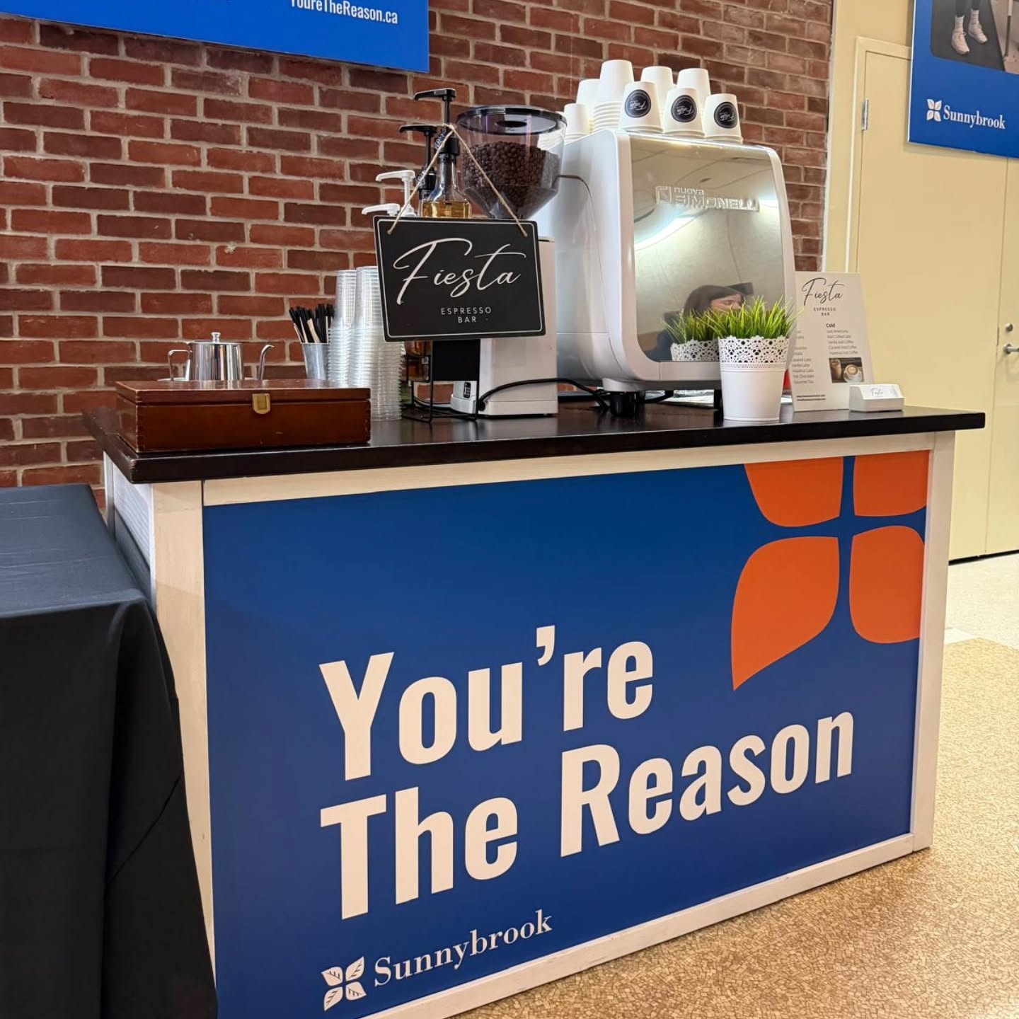 Great coffee for a great foundation.
Honored to be selected for this important campaign and proud to support such an amazing cause.
Here's to making a difference, one cup at a time.
@sunnybrookhospital
#fiestaespressobar #mobilecoffeebar #mobileespressobar #mobilecoffee #toronto