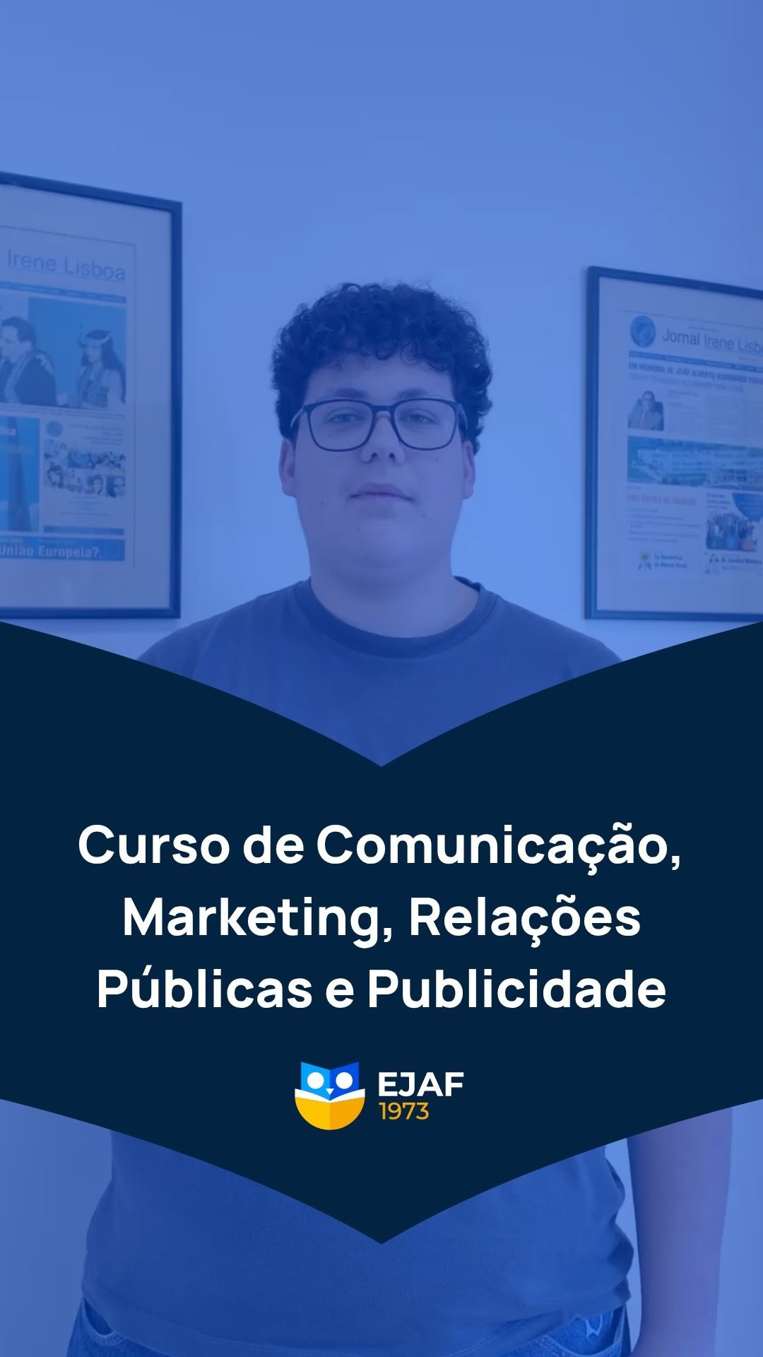 Criar, comunicar e inovar fazem parte do dia a dia no curso profissional de Comunicação, Marketing, Relações Públicas e Publicidade.
Aqui, cada projeto é uma oportunidade para desenvolver competências e ganhar experiência real.
Se te identificas com o mundo da comunicação e do marketing, descobre tudo o que este curso tem para te oferecer.
✨ O teu futuro pode começar aqui.
#EJAF #EJAFProfissional #OlhosPostosNoFuturo
