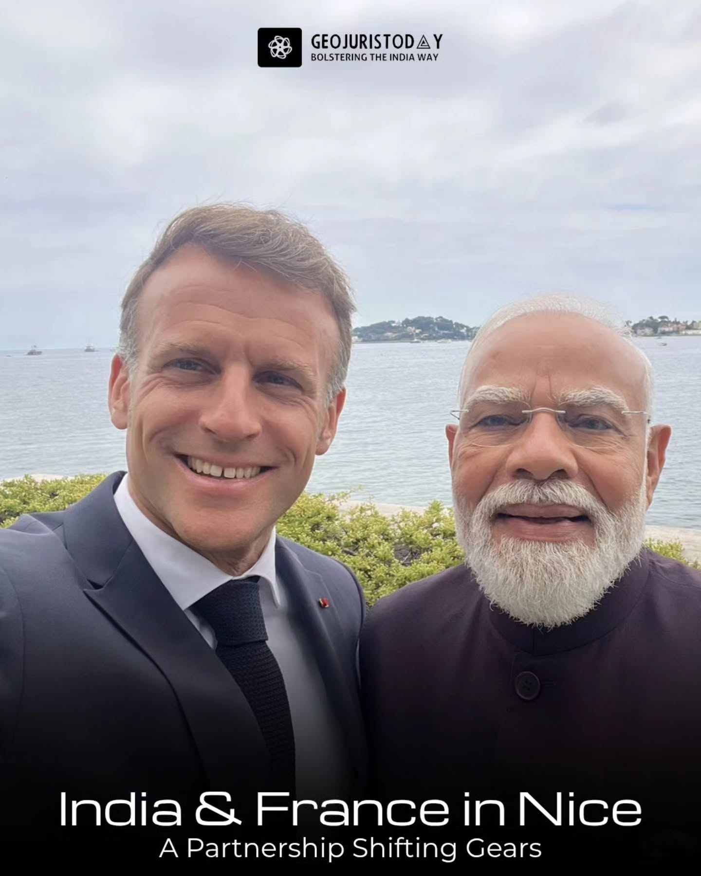 From innovation and AI to defence, nuclear energy, and Indo-Pacific cooperation, the Modi–Macron meeting in Nice marked another milestone in the India–France partnership. Thirteen outcomes, a target to double bilateral trade, progress on Jaitapur, expanded UPI access in France, and deeper strategic coordination reflect a relationship that is increasingly structural rather than transactional. Nice has set an ambitious agenda, its success will now depend on timely and effective implementation.
Authored by
Shivangi Kaushish
Research Associate at Geojuristoday Research Foundation
#indiafrance #macronmodi #g7 #france2026 #geopolitics