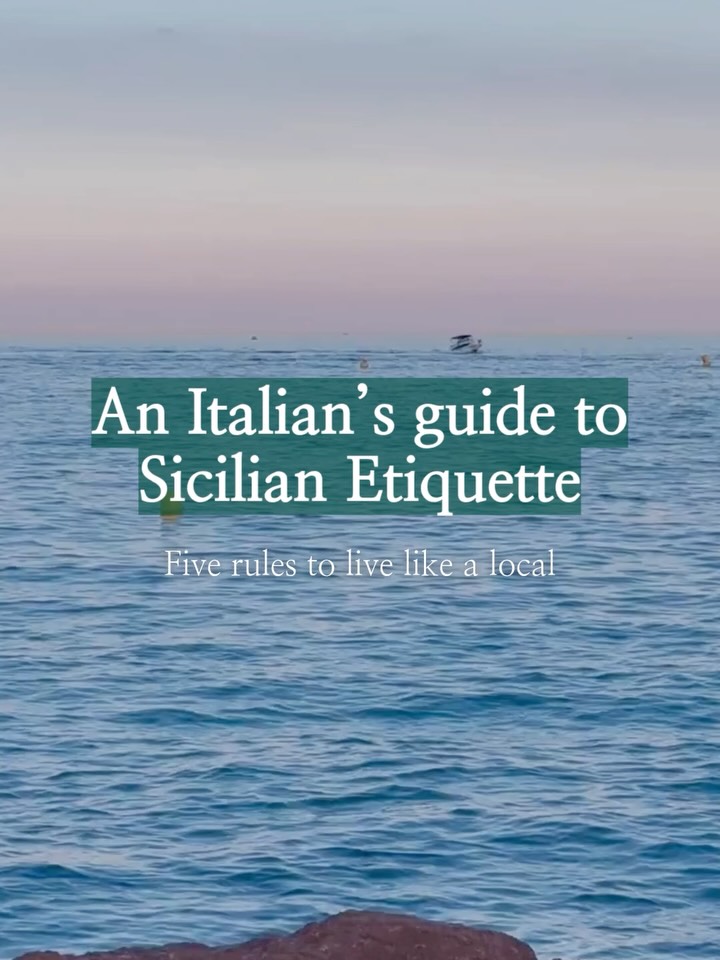 What does it actually mean to live well?
Sicilian locals have known the answer for centuries. Maybe it’s time to take notes.
Send this to your friend who’s guilty of eating a meal deal at their desk👀
1. Talking means nothing without your hands. Words are meaningless without gestures. Nobody mistakes passion for unprofessionalism. Say what you mean. Use your hands. Go wild.
2. The best moments are never planned. A wrong turn can become a new discovery. An invitation from someone you just met, a new relationship. Let go of your agenda, it can be worth it.
3. Feeding is a love language. “No thanks, I’m full” is not an answer, it’s an insult. Sit down. Eat something. Then eat a little more.
4. Everyone knows someone. Need a plumber, a wedding singer or fresh ricotta by sunrise? Give it 5 minutes and 3 phone calls. Far more fun than Googling.
5. Goodbyes take time. The first goodbye is rarely the last. There is always one more hug, or one more thing to say. Budget at least an extra 20 minutes. Don’t be in a hurry, treasure these moments.
#sicilianetiquette #palermo #italianphilosophy #lifeinlondon