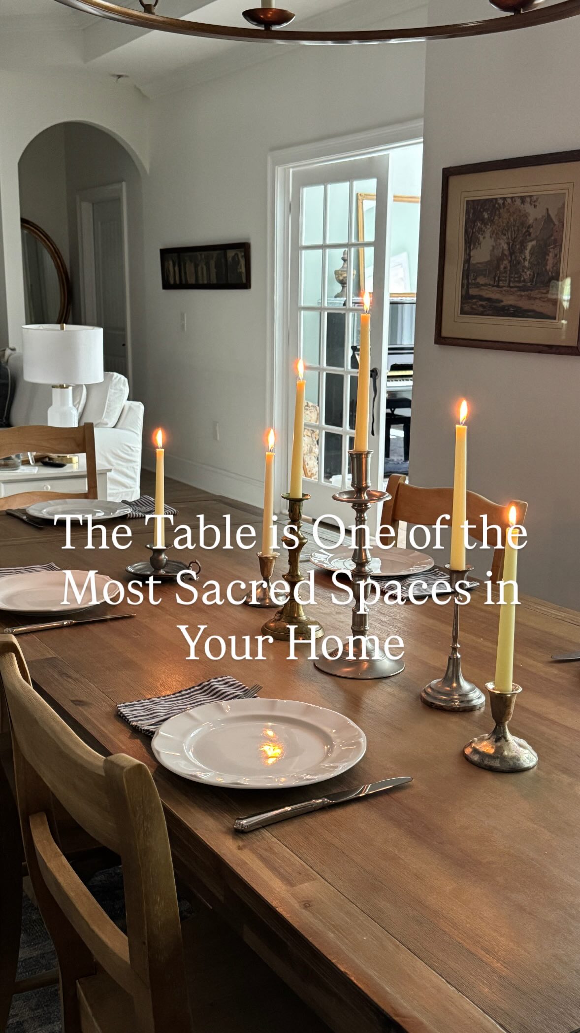 From the very beginning, God has been a generous host.
He didn’t simply provide enough. He lavished His creation with goodness — food that is pleasing to the eye, satisfying to the taste, and meant to be shared.
And He gave us tables so that His bounty could become the occasion for gratitude, fellowship, and joy.
The table has always been one of the most formative places in the life of God’s people. From the Passover to the Lord’s Supper, meals are where faith is remembered, practiced, and passed on.
That same sacred potential lives in your dining room.
Comment “table” to learn more.
.
.
.
.
#liturgicalliving #livingliturgically #domesticchurch #christianhome #christianfamily