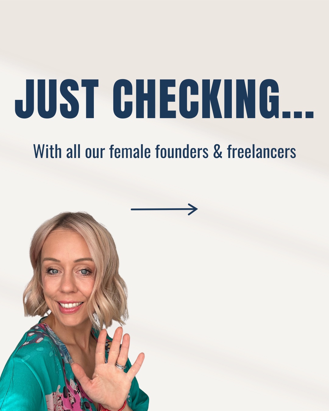 Just checking in with all our female founders and freelancers... 💭
Just checking you're charging for your expertise, not apologising for it?
Just checking you're making decisions based on your goals, not other people's expectations?
Just checking you're creating boundaries around your time, not being available 24/7?
Just checking you're working ON your business, not just IN it?
Just checking you're asking for support, not trying to carry it all alone?
Your business thrives when you do, so make space to lead, grow and invest in yourself just as much as you invest in your business. ✨