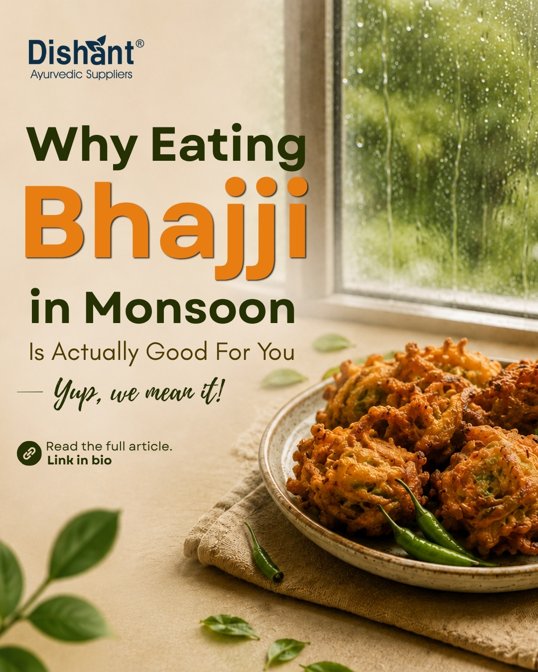 What if your favorite monsoon snack isn't a guilty pleasure but seasonal wisdom passed down through generations? ☔. Don't believe us? Head on to the link in bio and read it yourself! #ayurveda #monsoon