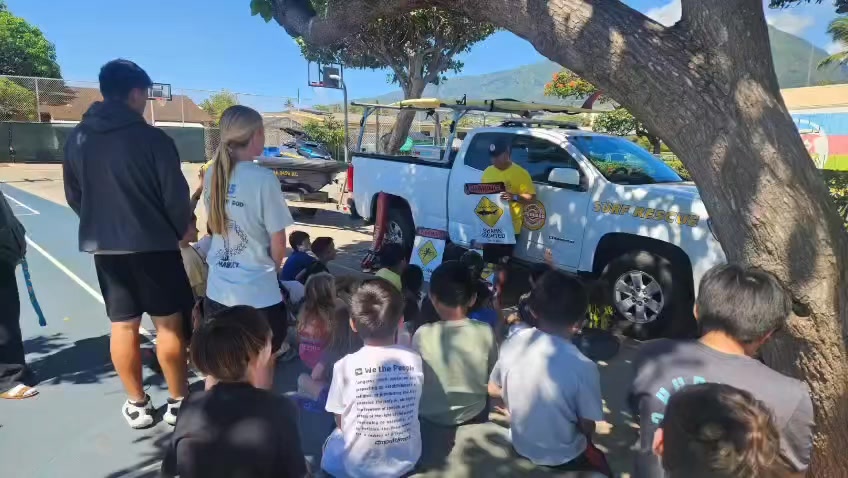 🌞 Water Safety Day at ELS Summer Camp! 🌊
What a perfectly warm summer day for our friends from the lifeguard crew to come out and share some important water safety reminders with our keiki!
The campers learned the SOAK method to stay safe in and around the water:
💧 Study the conditions
👀 Observe your surroundings
🙋 Ask questions
🧠 Know your limits
And the golden rule: if in doubt, don’t go out! 🌊
Mahalo to our lifeguards for keeping our ohana safe and making learning so much fun. Stay safe out there, campers! 🤙
#ELSRams #ELSSummerCamp #WaterSafety #MauiKeiki #OceanSafety #SOAK #MauiOhana #SummerFun