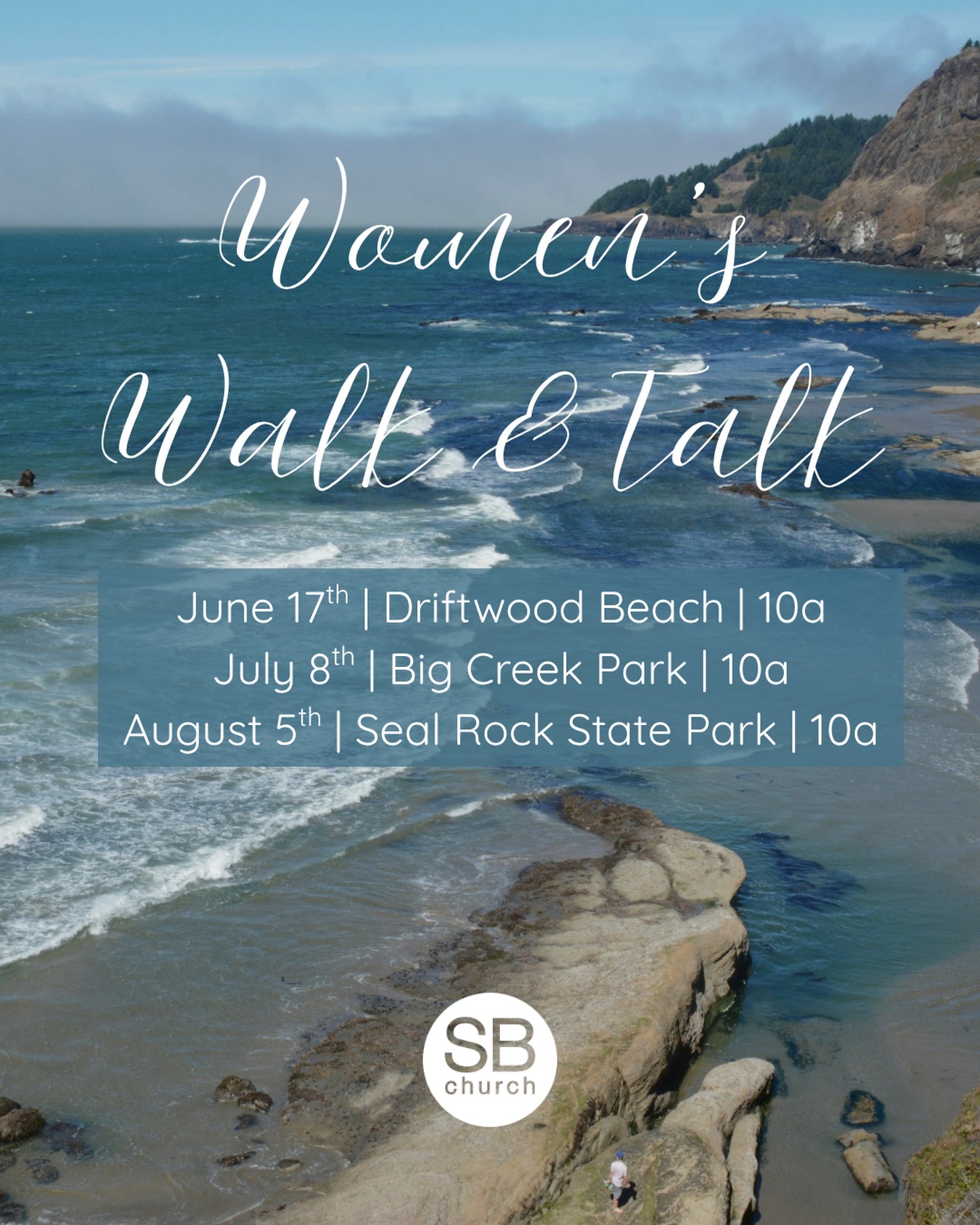 HEY LADIES!! It’s finally HERE the first Women’s Walk and Talk of the Summer and we’re excited to see you all today at 10a, Driftwood Beach! Don’t forget to bring a chair and lunch for more fellowship after the walk! love you all! ❤️🙏🏻