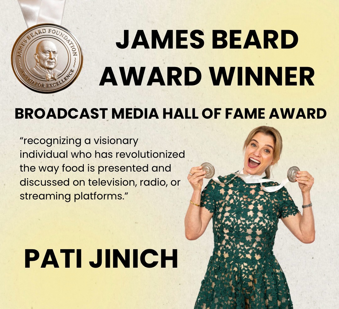 SO PROUD that this year’s Broadcast Media Hall of Fame Award was presented to our very own Pati Jinich ⭐️