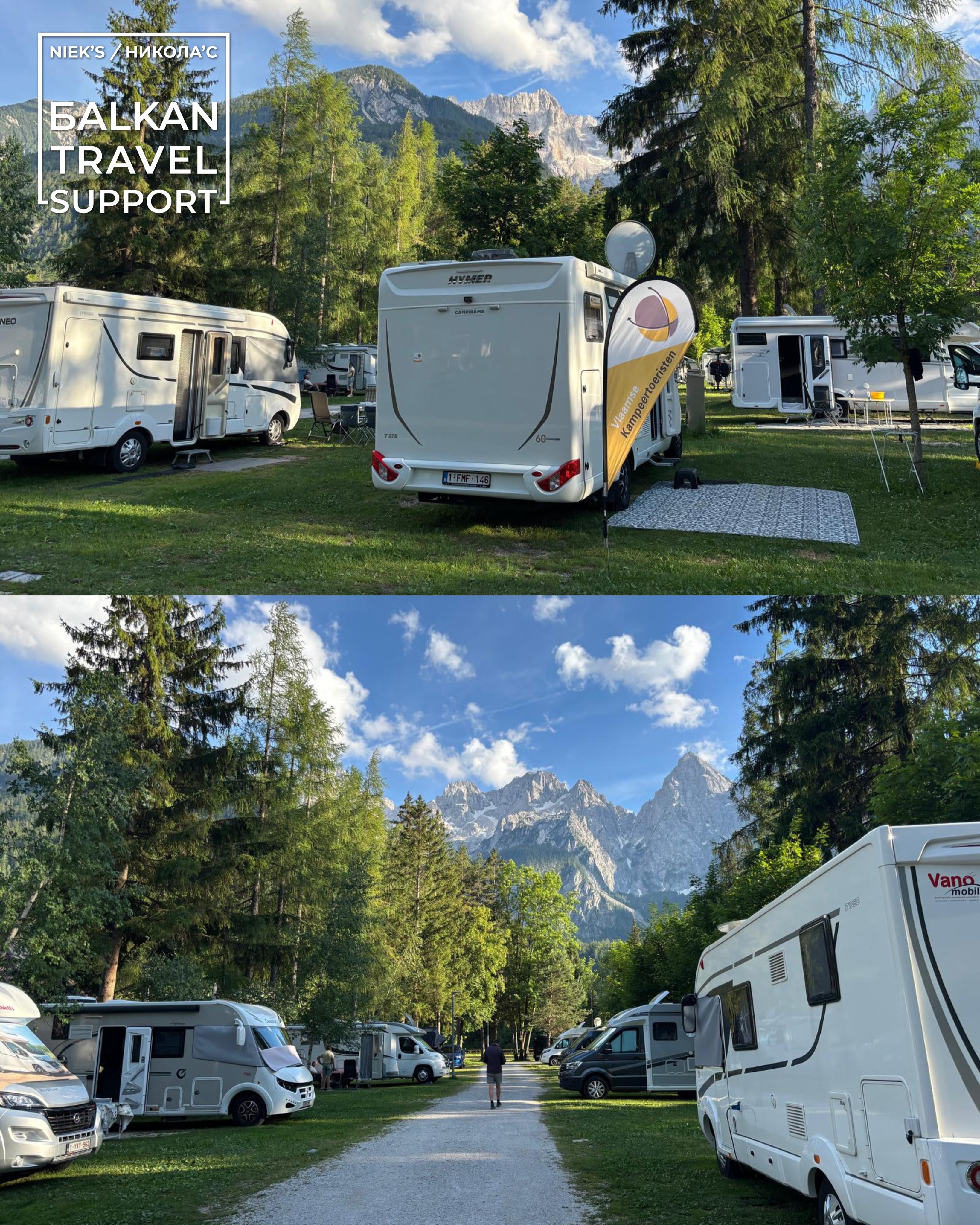 🇧🇪❤️🇸🇮 (deel 2/2) ... en dan is het moment daar: 18 campers met totaal 33 deelnemers vertrekken (op eigen tempo) vanuit België richting Slovenië, voor de start van hun VKT-reis!
Wat volgt is een 18-daagse reis met 4 hele mooie/tactisch gelegen, en geschikte campings als basis.
Nagenoeg elke dag stond er een unieke activiteit op het programma, waarbij ik hoopte te zorgen voor een mooie balans: voldoende afwisseling, must-visits maar ook zeker super lokale bezoekjes/activiteiten: het moest natuurlijk ook wel een échte Balkan Travel Support reis blijven 😍
Ook al had ik alles tot in de puntjes geregeld, was het toch best spannend. Het is toch best een grote groep mensen. Maar ze waren dan wel in handen van zeer fijne, aardige en ervaren VKT-reisbegeleiders: Gerd en Ingrid. Ze stuurden me dagelijks een update, of een berichtje/belletje als we nog even wat af moesten stemmen. Maar vooral het zien van alle foto's is dan echt helemaal geweldig!
De sfeer binnen de groep was direct goed, de reis verliep (op een paar pech-op-de-weg gevallen na) soepel, en de deelnemers waren zichtbaar aan het genieten!
Met vier maal de touringcar, twee maal de fiets, de stoeltjeslift, regelmatig de benenwagen, twee maal de trein, de gondel of de lokale buslijn, werden o.a. bezocht: (open lucht) Musea, historische plekken, uitzonderlijk natuurschoon, moderne/klassieke gastronomie, lokale cultuur... en ontzettend belangrijk: de bezoeken en ontmoetingen met al mijn lokale partners!
Ik ben hartstikke blij dat de reis zo goed is verlopen ❤️
Bij deze een groot dankwoord aan Dante (@dantewillems) voor haar vertrouwen in mijn dienstverlening, Gerd en Ingrid voor de uitstekende reisbegeleiding en Wouter voor de fijne coördinatie. Maar vooral mijn dank aan alle deelnemers: jullie hebben met jullie enthousiasme de reis een succes gemaakt, en volgens mij met volle teugen genoten! Het was een voorrecht om dit voor jullie te mogen organiseren, in mijn geliefde Slovenië.
Doordat deze reis een succes was, hoop ik later mooi nieuws te kunnen delen over onze vervolgplannen... 😊
Veel groeten, Niek | Balkan Travel Support
