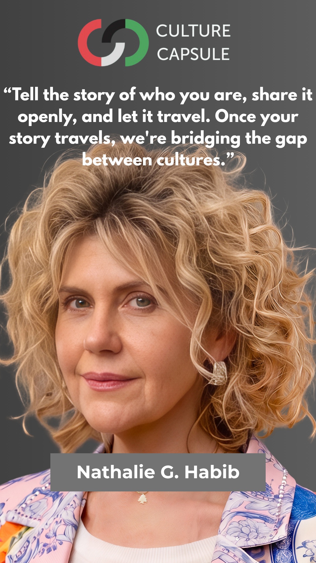 Every great story begins with someone willing to tell it.
As Co-Owner and Executive Producer of one of the UAE's leading independent film and animation studios, Nathalie Habib @nathaliehabib76 has spent more than two decades bringing meaningful stories to life by creating original content, developing intellectual property, and producing educational media that resonates across generations and cultures.
In this clip from Culture Capsule (full episode airs on June 30, link in bio), she shares a belief that has shaped both her career and her life while answering to a question posed to her by my previous guest Cindy Khoo, Pilates entrepreneur and founder of @core_values_pilates.
"Tell the story of who you are, share it openly, and let it travel."
Nathalie's philosophy reminds us storytelling isn't just entertainment; it's how we connect, understand one another, and build bridges between cultures. In a multicultural world, especially in the multicultural UAE, real connection doesn't come from trying to fit in, it comes from being authentic.
🎙️ Watch the inspiring full conversation on YouTube on June 30 at 12:00 GST.
#CultureCapsule #Podcast #UAE #Storytelling #Animation #Film #CreativeIndustries #Media #IntellectualProperty