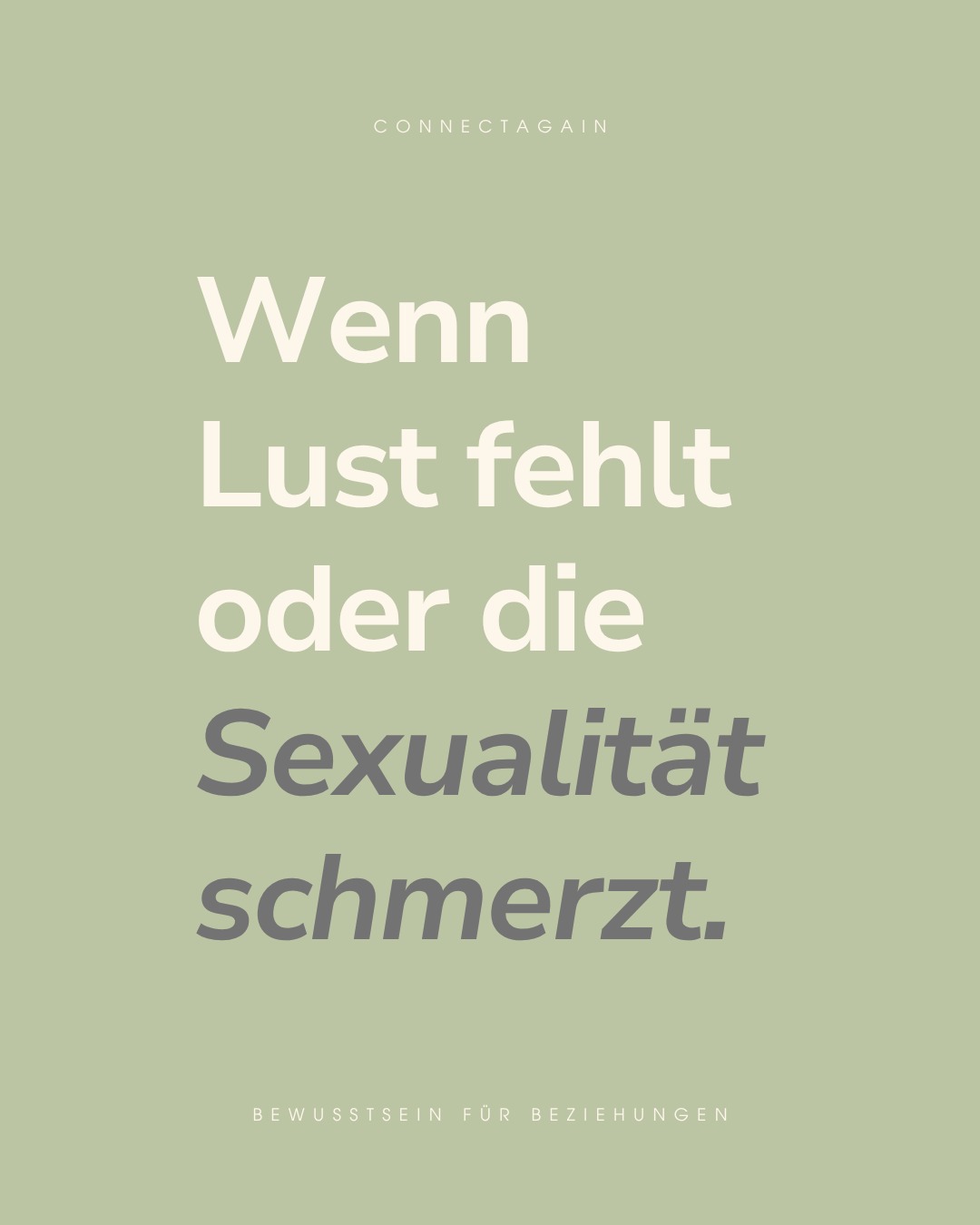 Wenn Sexualität belastend wird, entsteht oft der Wunsch, dass der Körper wieder „einfach funktioniert“.
Doch der Körper ist nicht unbedingt unser Gegner. Er reagiert vielmehr auf das, was wir erleben – manchmal auch auf Dinge, die uns selbst noch nicht bewusst sind.
In der Therapie geht es darum, diese Zusammenhänge sichtbar zu machen:
Was beeinflusst meine Lust?
Was steht hinter meinem Schmerzempfinden?
Was braucht mein Körper, um sich wieder sicher und verbunden zu fühlen?
Wir arbeiten also nicht gegen den Körper – sondern versuchen ihn besser zu verstehen.
#sexualität #sexualtherapie #körperpsychotherapie #körperundpsyche #lust #intimität #schmerzenbeimsex #sexuellegesundheit #paartherapie #beziehungsarbeit #selbstwahrnehmung #körperbewusstsein #psychotherapie #achtsamkeit #frauenundsexualität