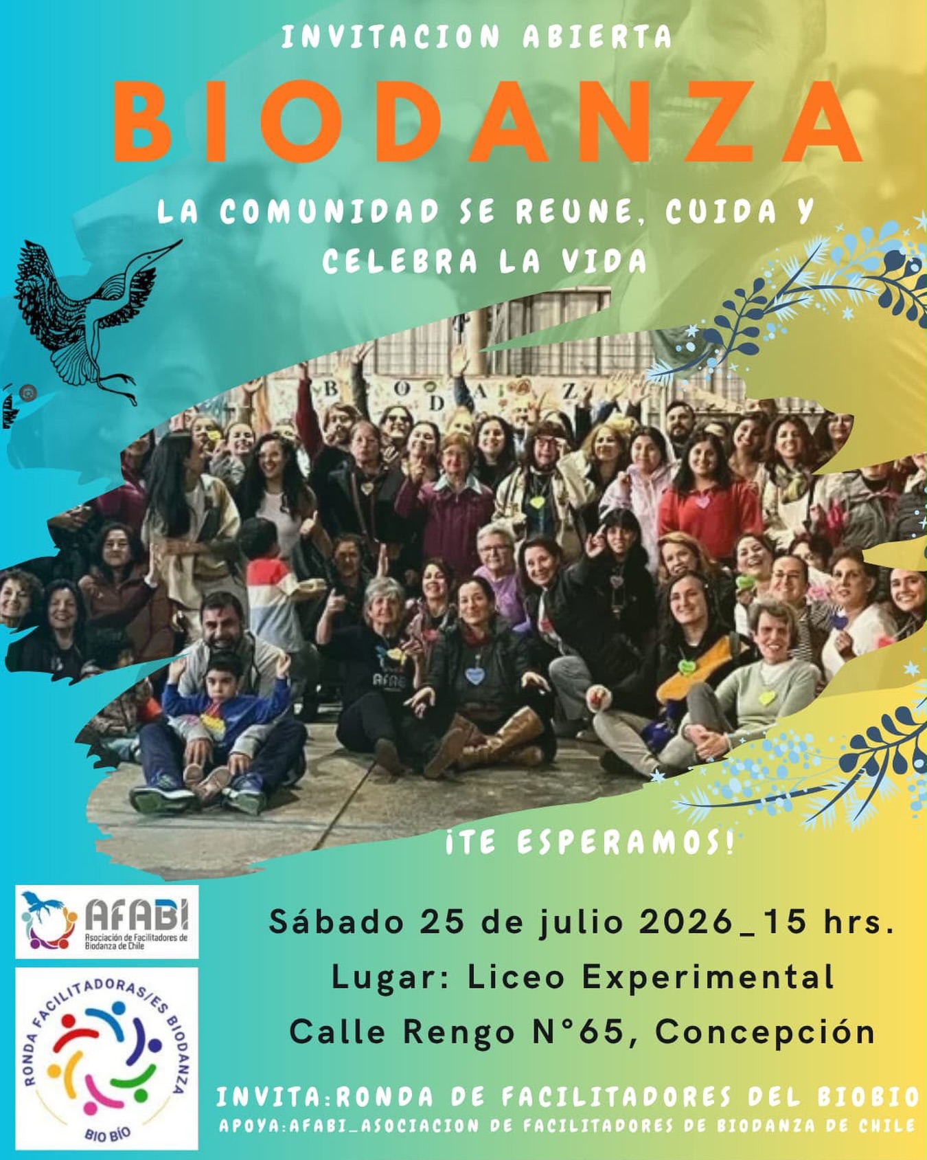 Invitación a danzar en Conce🙌🙌
Este Sábado 25 de julio a las 15hrs las y los facilitadores del biobio se organizar para generar esta ronda colectiva, abierta y motivadora para seguir expandiendo el poder de la danza y el encuentro humano 🧡
Si necesitas más información para asistir, puedes comucarte con @mariatrinidadfierroandreu de nuestra ronda directiva y facilitadora de la zona 🌀
Hermosa gestión colectiva que inspira a que más zonas se reúnan para danzar y crear más rondas en el territorio ❤️🔥
