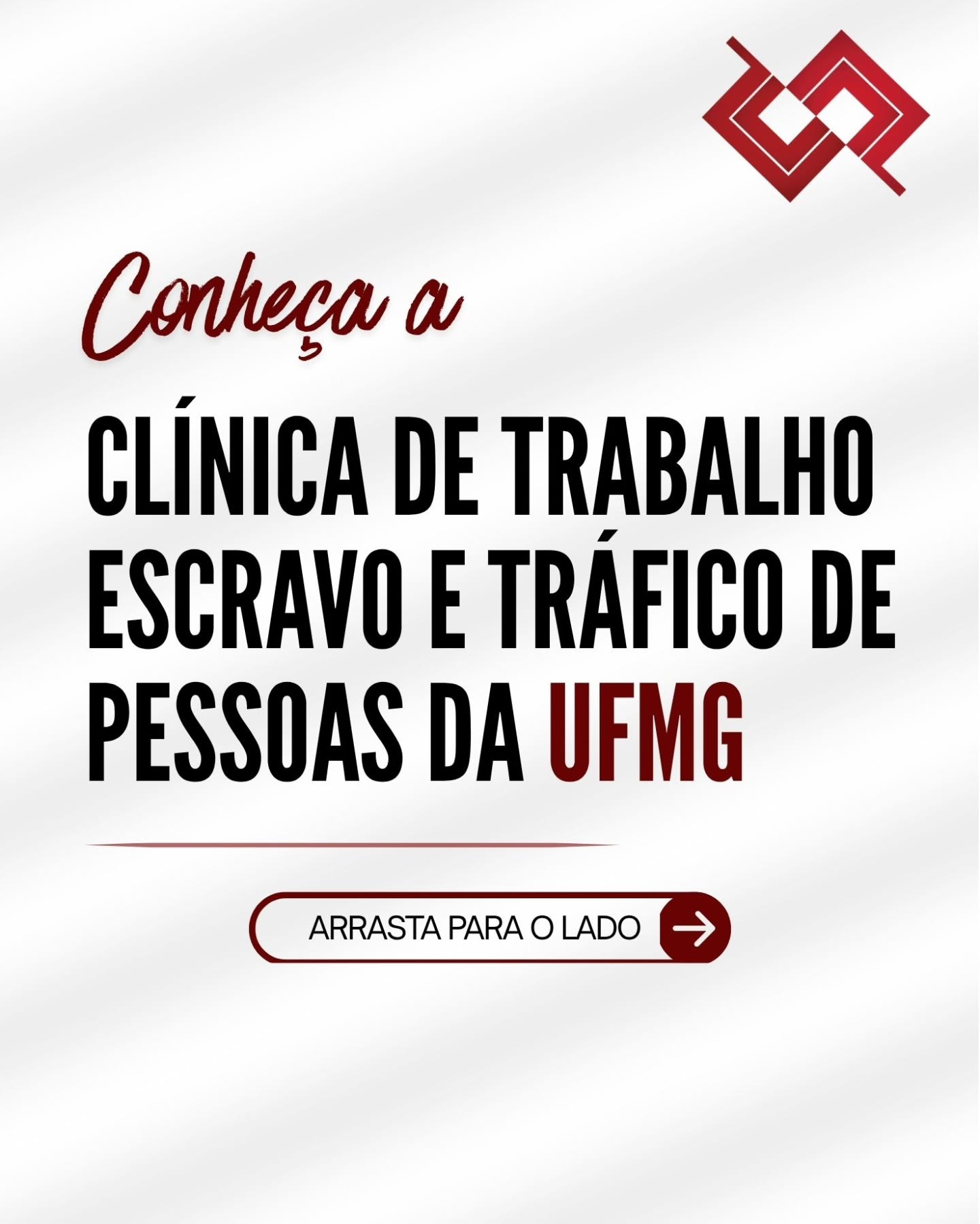 Conheça a Clínica de Trabalho Escravo e Tráfico de Pessoas da UFMG (CTETP/UFMG)!
Há 10 anos atuamos no enfrentamento ao trabalho análogo à escravidão e ao tráfico de pessoas por meio do ensino, da pesquisa e da extensão.
Oferecemos assistência jurídica gratuita, desenvolvemos pesquisas aplicadas e promovemos ações de educação em direitos humanos em diversas regiões do país.
Deslize para conhecer nossa atuação e compartilhar essa iniciativa. ✨
#CTETP #UFMG #DireitosHumanos #TrabalhoEscravo #traficodepessoas
