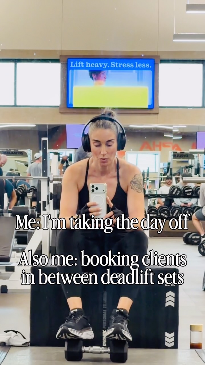 Owning 2 businesses means “taking the day off” translates to “working from the gym”.
Don’t worry, my cardio is painting 2000 sq ft of my studio floors later today.
As a perimenopausal woman, I’ve finally learned that self-care isn’t a luxury. It’s a business strategy.
Because if I don’t make time to lift, move my body, manage stress, and protect my energy, everything else pays the price.
Fellow business owners… be honest:
Are you actually taking the day off?
Or are you just working from different locations?
#PerimenopauseLife #WomenWhoLift #EntrepreneurLife #SmallBusinessOwner #dallasphotographer