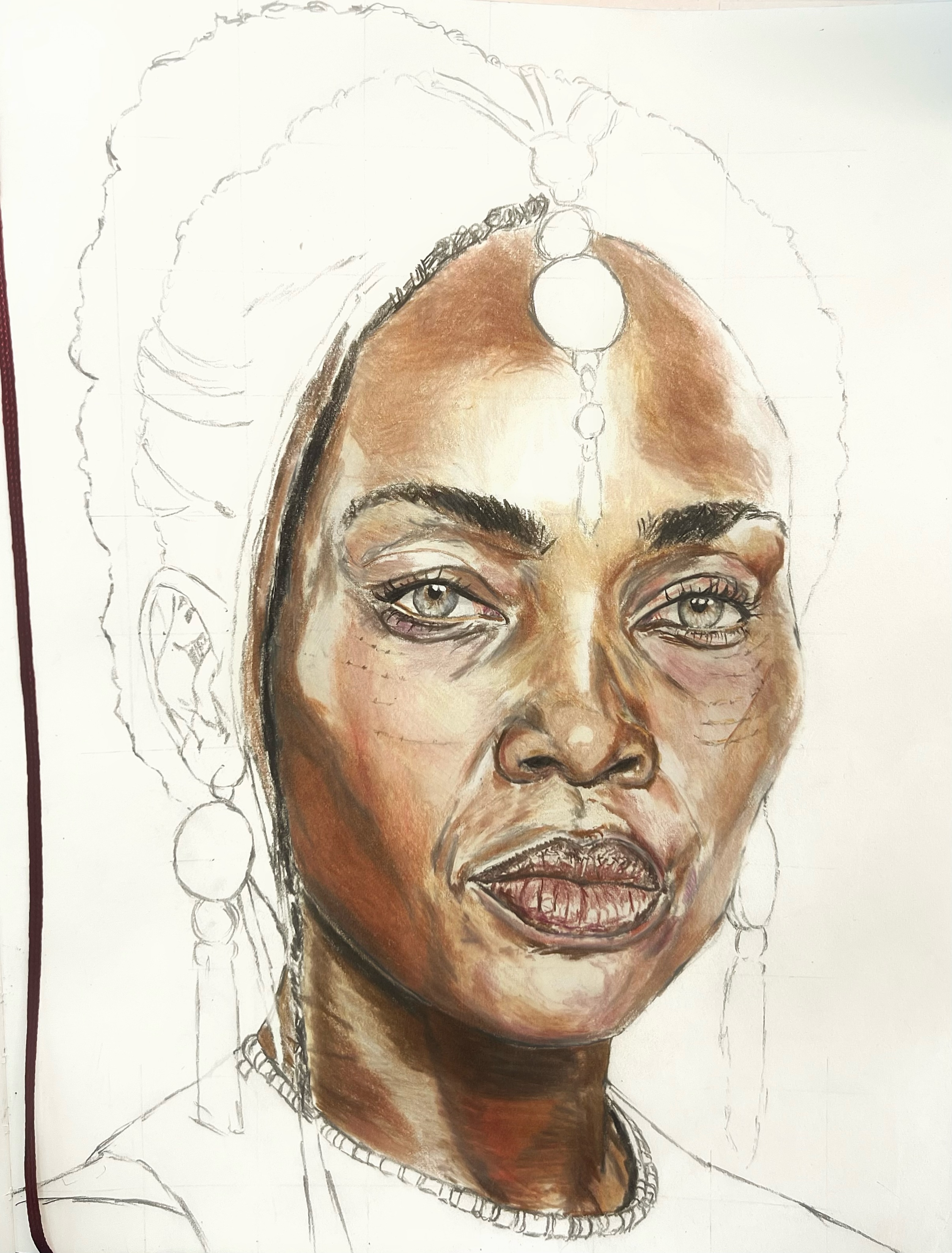 I’m finally beginning to figure out this art thing.
#ColoredPencilArt #BlackArtists #blackartmatters #PortraitDrawing #artistoninstagram
