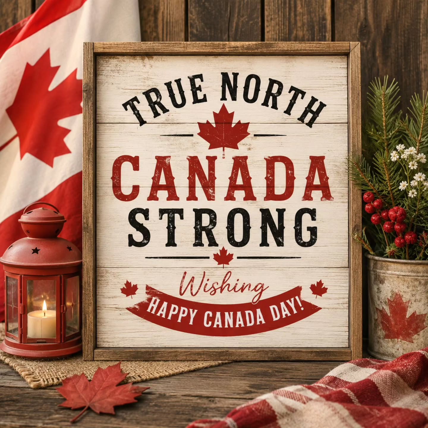 Happy Canada 🇨🇦 Day from Rustic and Renewed Decor!