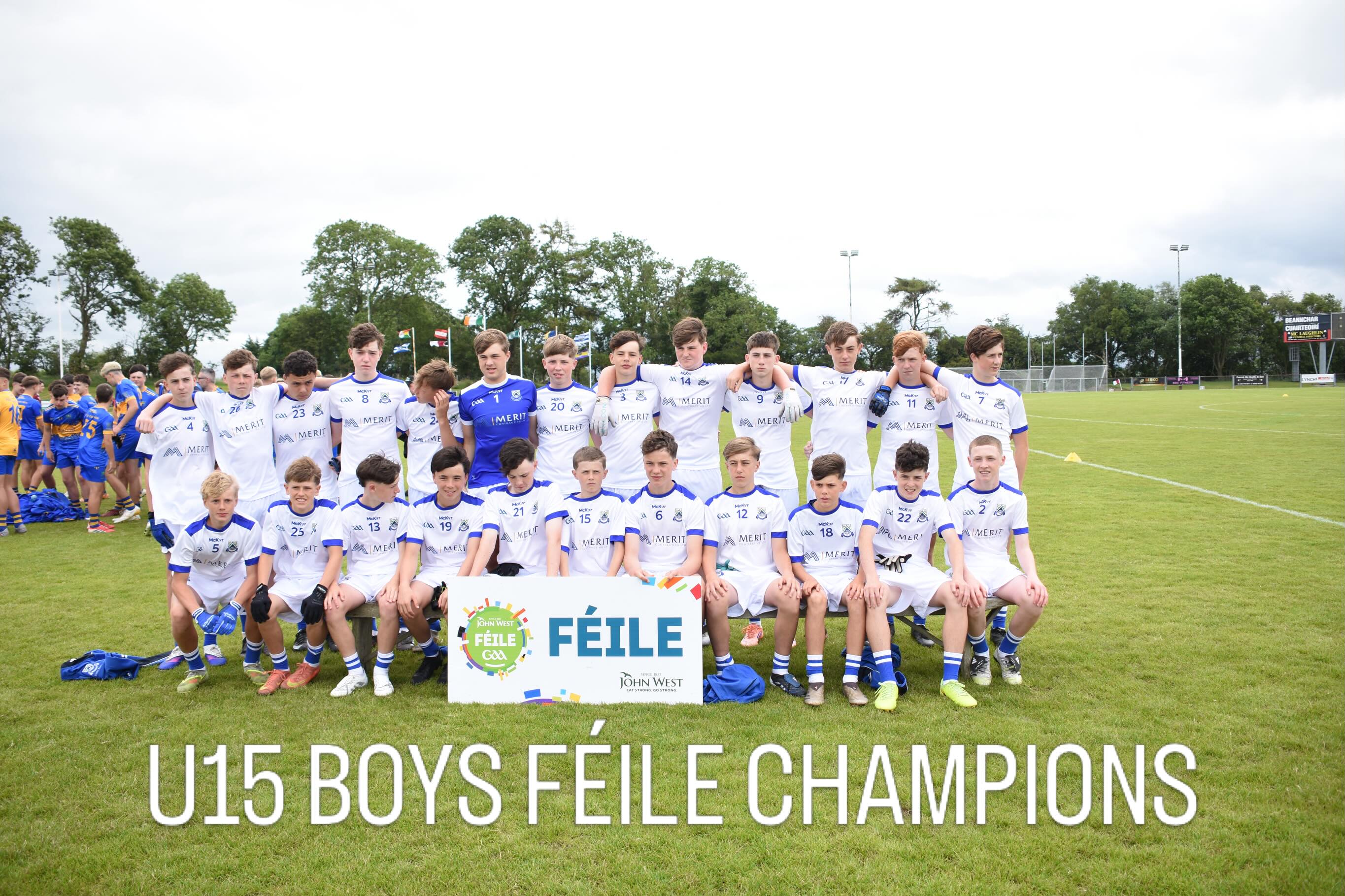 Huge congratulations to @eireog_greystones U15 Boys on being crowned the John West Féile Peile na nÓg All Ireland Division Four Champions in Derry on Saturday. What a fantastic achievement for the club and well done to all players, coaches and management team.
And a special mention to the TWELVE St. David’s students on the panel.