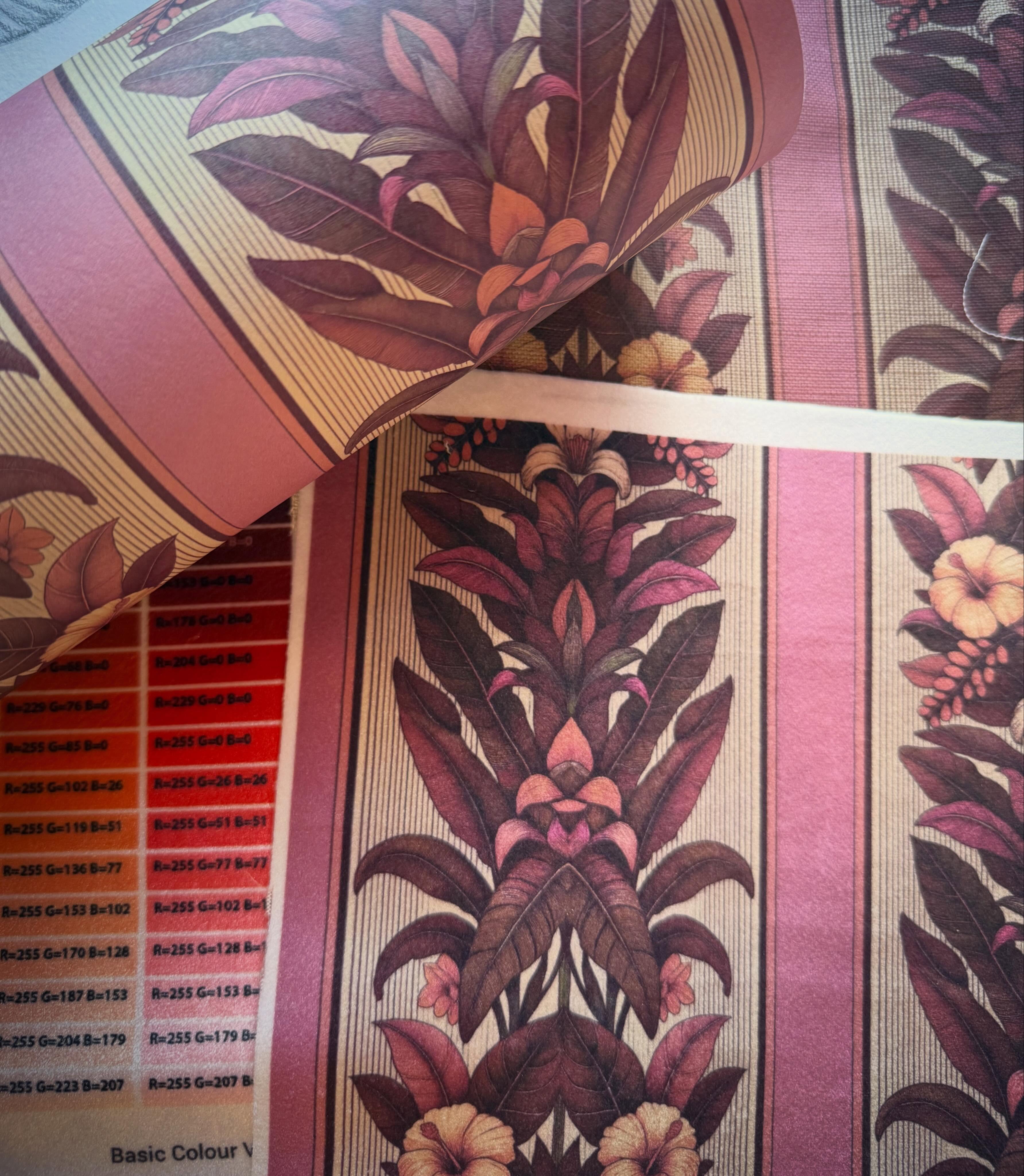 A little sneak peek of my newest design… Hibiscus Parade in Antique Damson. 🌺
Also joining Antique Damson will be two other colour options.
The design has such a beautiful vintage feel, bringing plenty of colour and character.
✨ Available to order as fabric and wallpaper from Monday. ✨
#ThePrintBug #SurfacePatternDesign #WallpaperDesign #FabricDesign #VintageInteriors
