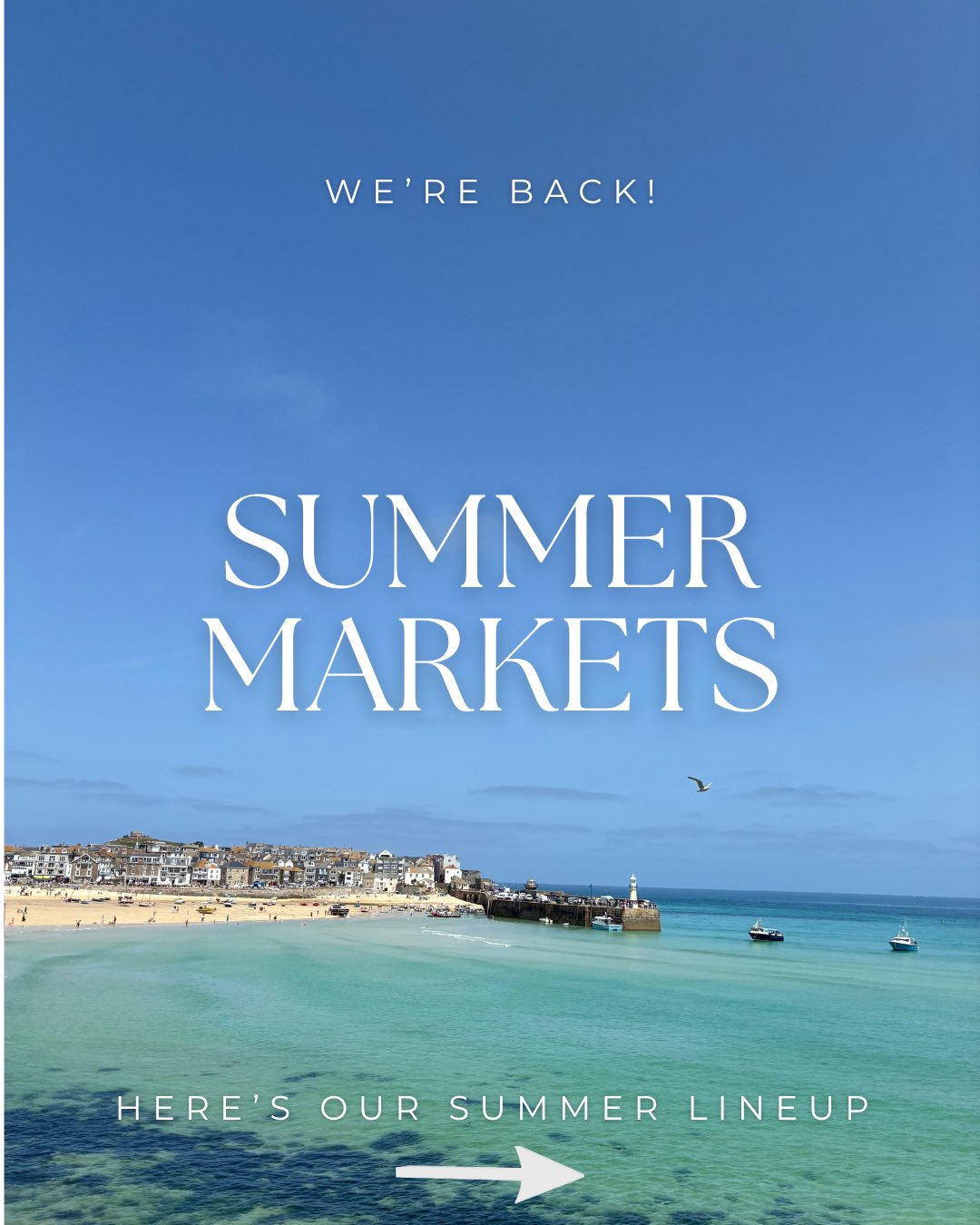 We’re back from a great week down in Cornwall and raring to go for a packed 6 weeks of markets and events. Some new ones and some good old favourites. Hoping to see as many of you as possible out and enjoying the Summer and supporting independent businesses 🌞