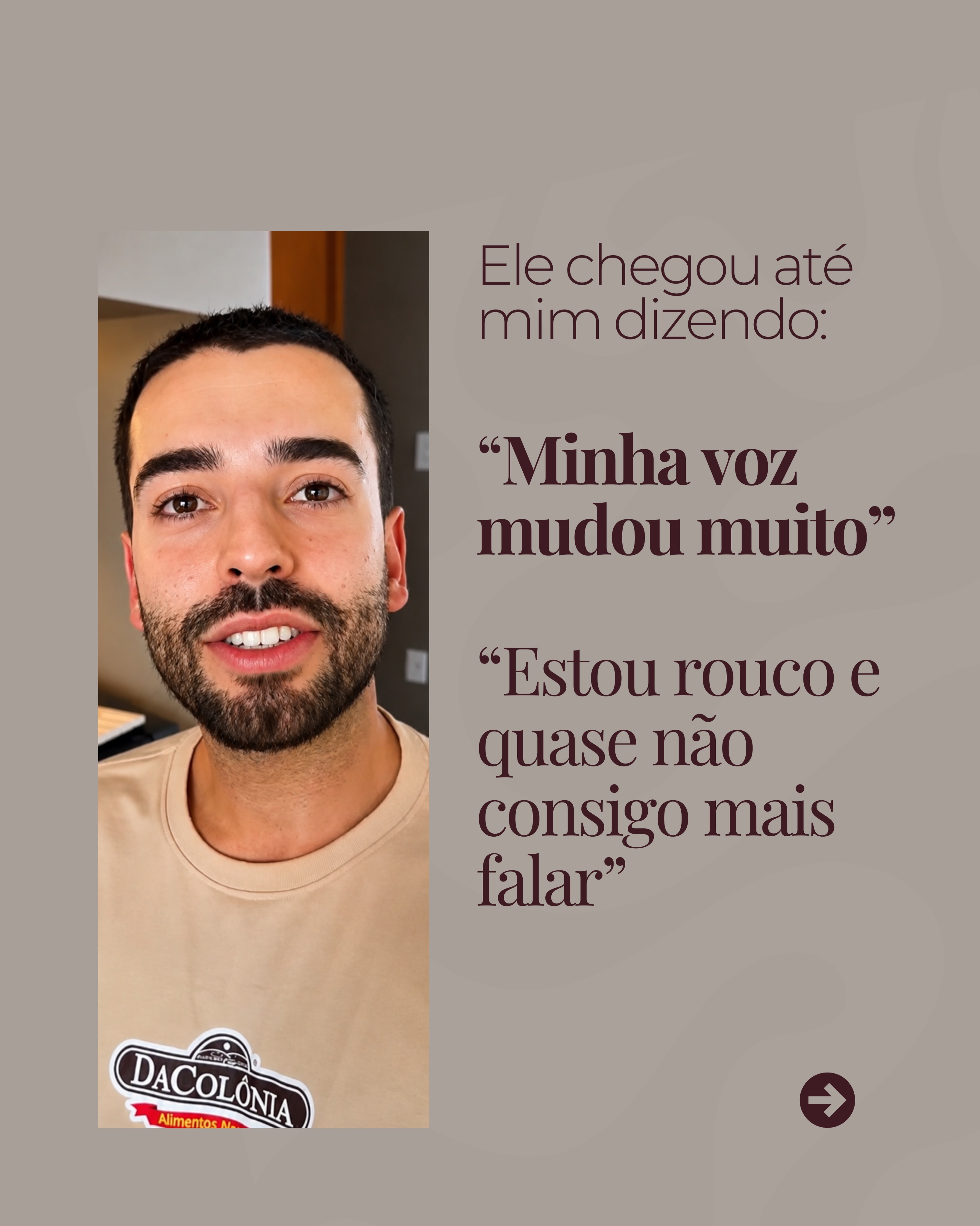 Rouquidão, voz fraca e esforço para falar não devem ser ignorados.
Nesse caso, após um período de inflamação, o diagnóstico médico foi disfonia e iniciamos o acompanhamento fonoaudiológico.
Seguimos com exercícios, orientações e continuidade do processo.
Depois da alta, recebi uma mensagem espontânea que me deixou muito feliz: ele estava sentindo a voz melhor e até voltou a cantar.
Se sua voz mudou e permanece assim por mais de 15 dias, procure avaliação.
Fotos e vídeos autorizadas pelo paciente @matheussmfreitas
Ligia Motta • Porto Alegre
Especialista em Voz e Coaching Vocal