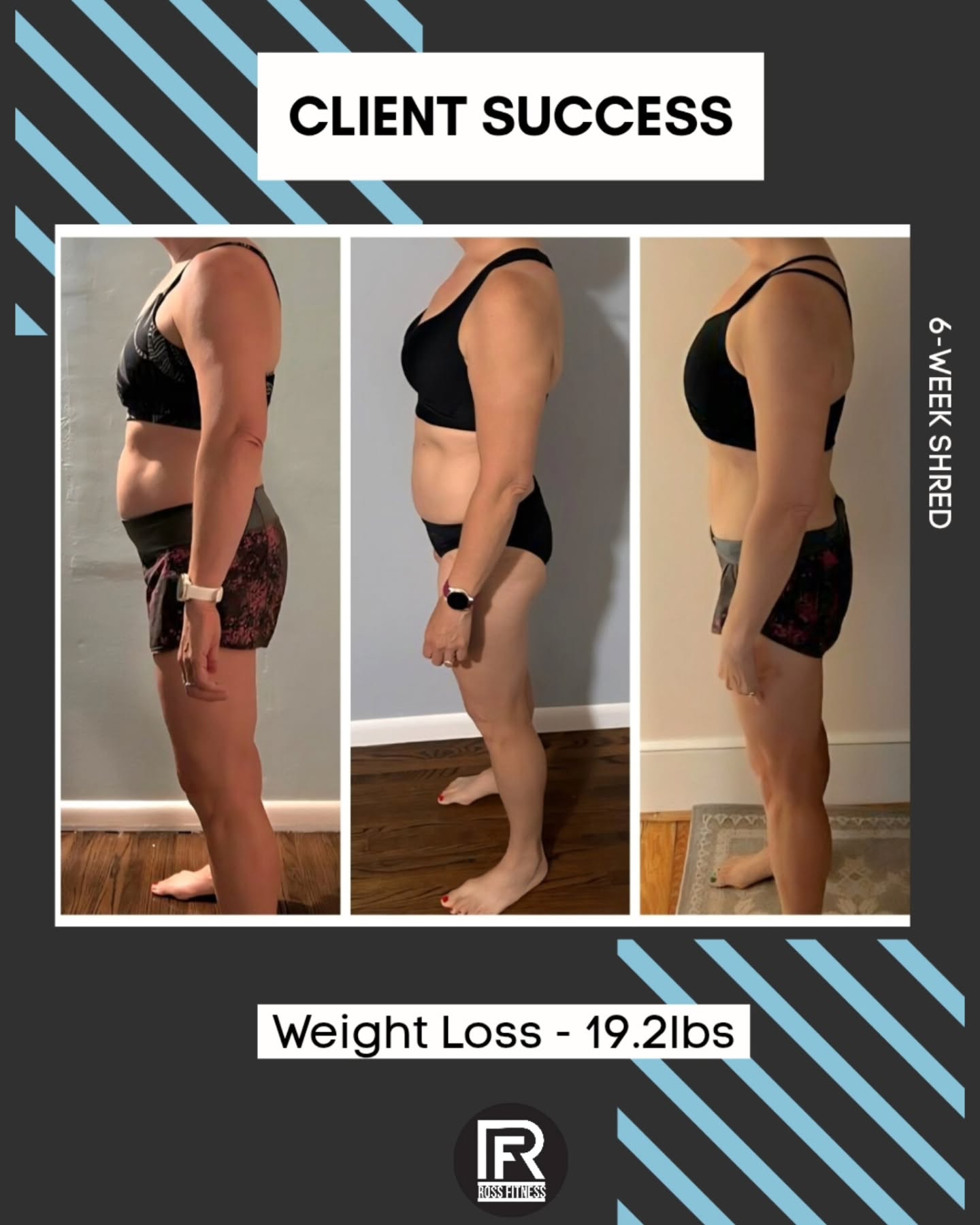 19.2 pounds gone... but that's not even the best part. 👏
People always ask me: "Do you actually keep the weight off after the 6-Week Shred?"
Absolutely! Most of my clients keep improving long after the six weeks are up.
This client finished her first Shred last year and loved it. She came back for more, not because she had to, but because she wanted to keep building. She kept applying what she learned, and today she's down 19.2 pounds, stronger and healthier than ever.
That's the difference between a quick fix and a habit that sticks. I am so proud of her. 💙
Summer's here. Are you where you hoped you'd be by now?
If not, don't wait for fall!
The 6-Week Shred isn't starvation or hours of cardio...it's strength training, real nutrition, accountability, and coaching, built into one simple system.
Comment "SHRED" or DM me for the details.
Six weeks from now, you'll either be glad you started... or wishing you had. 🔥