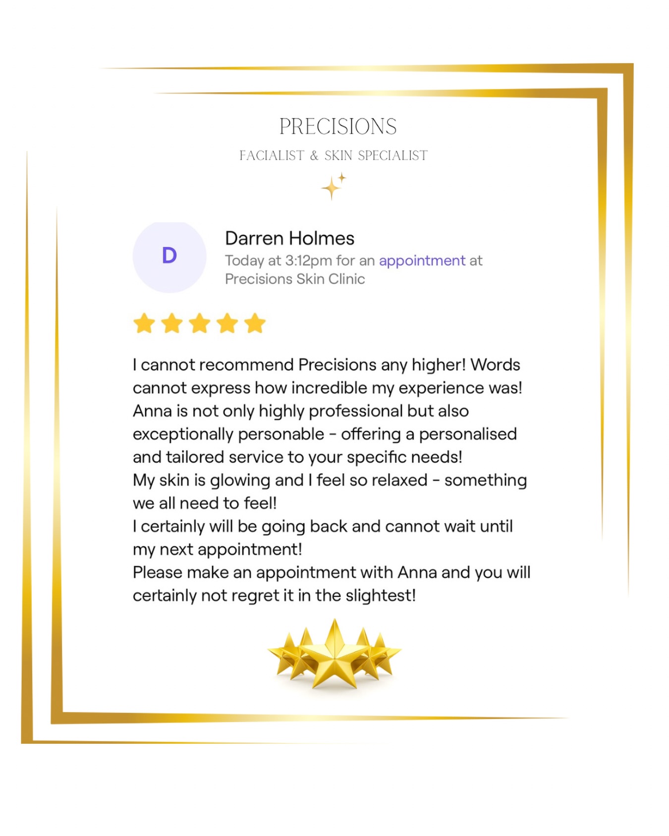 My client had heard all about my signature facial and tension release massage and wanted to try it out for himself !
I felt the tension come out of his neck , watched him take some deep breaths of relief and zone off from the stressful outside noise !
Thank you for this review @darren.holmes.146 , your review and feed back helps let others know that they won’t be dissatisfied
I look forward to seeing you next time
DM FACE for more info on my signature blended relax and release facial and upper body treatment
Anna ❤️
#neckache #leightonbuzzard #bedfordshirefacial #buccalmassage #menshealth