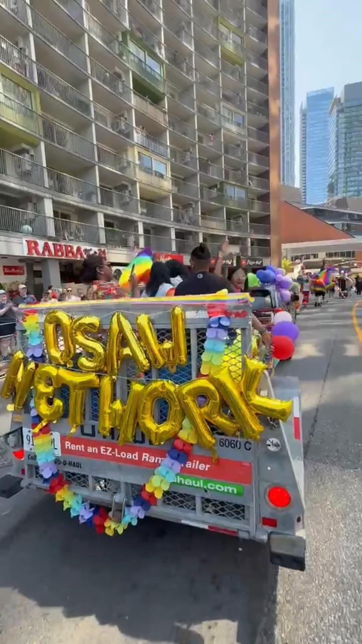 Queer South Asian Women’s Network made an ✨entrance✨ coming in at the front of the Parade this year 😍 Grateful to everyone who danced with us down the streets to show Toronto that WE are BOTH QUEER & BROWN and we will not be reduced to only one of our identities 😤💛
Creating this visibility is so important especially amidst the rising anti-Brown hate in Canada that is infiltrating in LGBTQ+ spaces. So thank you, truly, to everyone who was part of our float + contingent this year💕 we just keep on getting BIGGER every year and I love to see it!! 😍
Big thank you to our donors (founder’s best friends) who contributed $1500+ to make this happen again!!
#queerbrown #queersouthasian #queerdesi