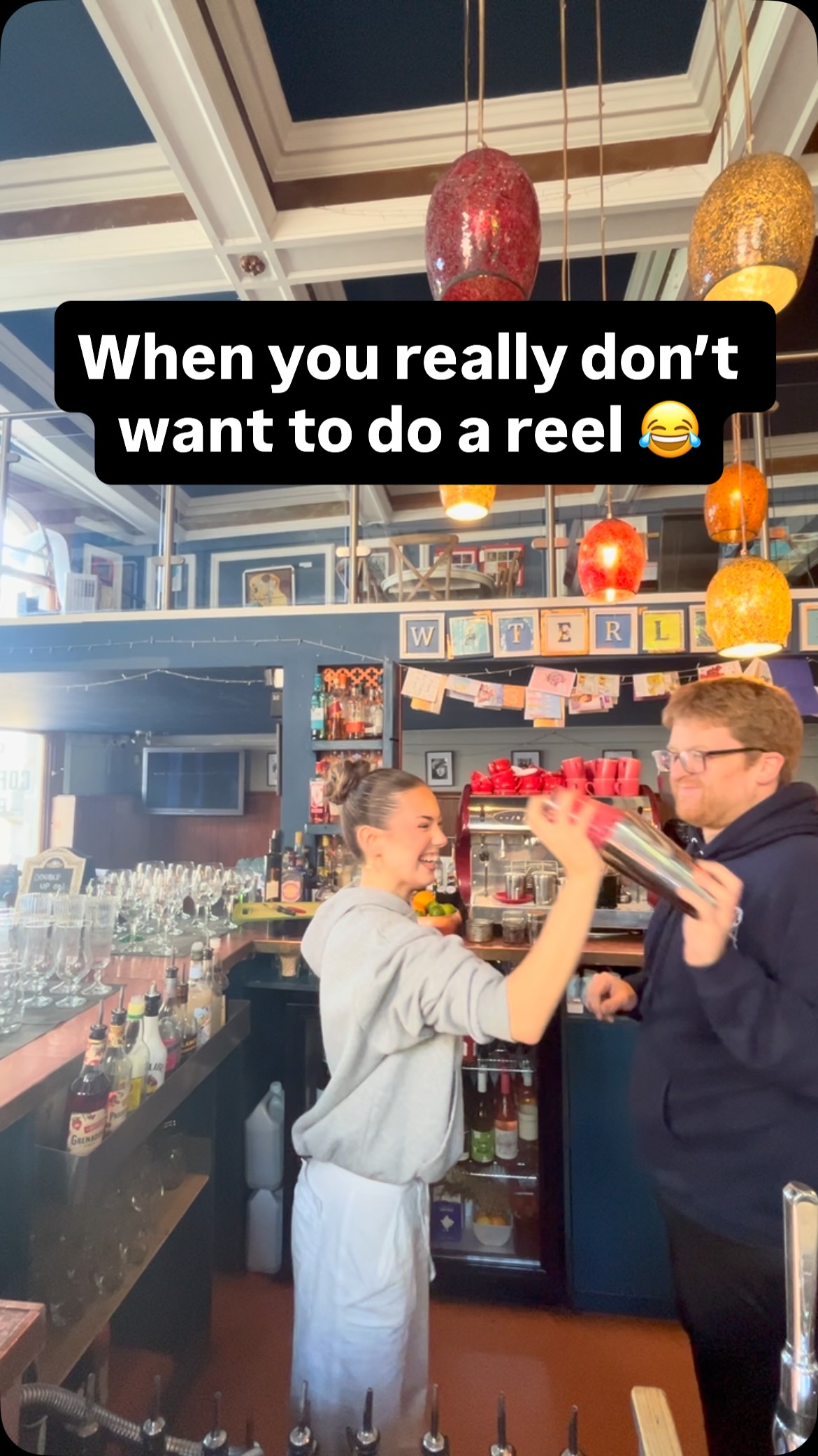When your colleague insists every job is a two-person job… 🍸😂
Apparently cocktail shaking is a team sport now.
I lasted about three seconds before giving up. It just feels… wrong. 🤣
Thanks to everyone who came down this weekend. We had an absolute belter, and it’s great to see so many familiar faces supporting your local independent.
We’ll do it all again this week. See you at the bar! 🍻
#WaterlooHouse #HospitalityLife #Cocktails #WorkBestie #publife