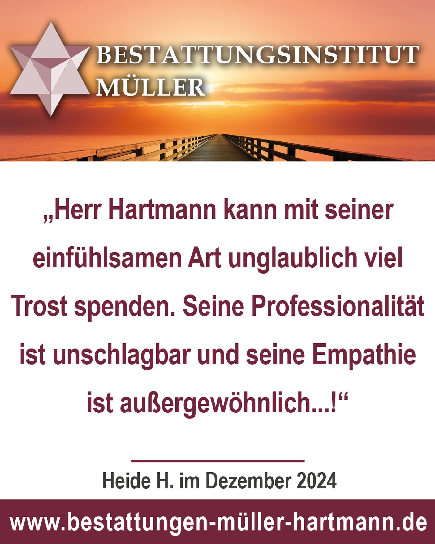 ⭐️⭐️⭐️⭐️⭐️DANKE für die tolle #bewertung !!! 🙏 Für einfühlsamen Beistand im #Trauerfall … 🌿 Wir sind 24 Stunden in donaueschingen für Sie da ! Ihr #BestattungsinstitutMüller .. #24h #soforthilfe www.Bestattungen-müller-hartmann.de @alle