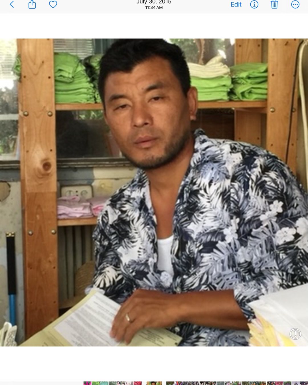 I’d like to tell you about a lovely man named Wangchen Nyima better known as Jinpa. He has worked at the Dry Garden Nursery for 30 years and is probably the most important man in my life now. He basically runs the business because I am slowing down and a tad forgetful. Besides that he is honest, hardworking and above all generous. He lives his life, being a former monk, in accordance with the Buddhist traditions. Each year he raises money for the 17th Karmapa’s Birthday. He rents a large space for the celebration, stays up til all hours cooking along with his family, then helps serving 200 plus people who have donated. With that money and from his own pocket he buys clothes which he gives to the homeless when he drives around on weekends. He always has a box in his car. He also sends his saved up money to his monastery in Dharamsala, Himachal Pradesh, India. He does all this quietly without fanfare for at least 22 years.A loving father of two young girls of 16 and 14, Engsal and Wangmo and an equally giving wife, Tenzin. He has an incredible life story coming from humble beginnings in Sikkim which I am encouraging him to put to paper with the help of his younger sister in Canada. The stories he has told me defy imagination and enrich my life. I am so lucky to know him.
