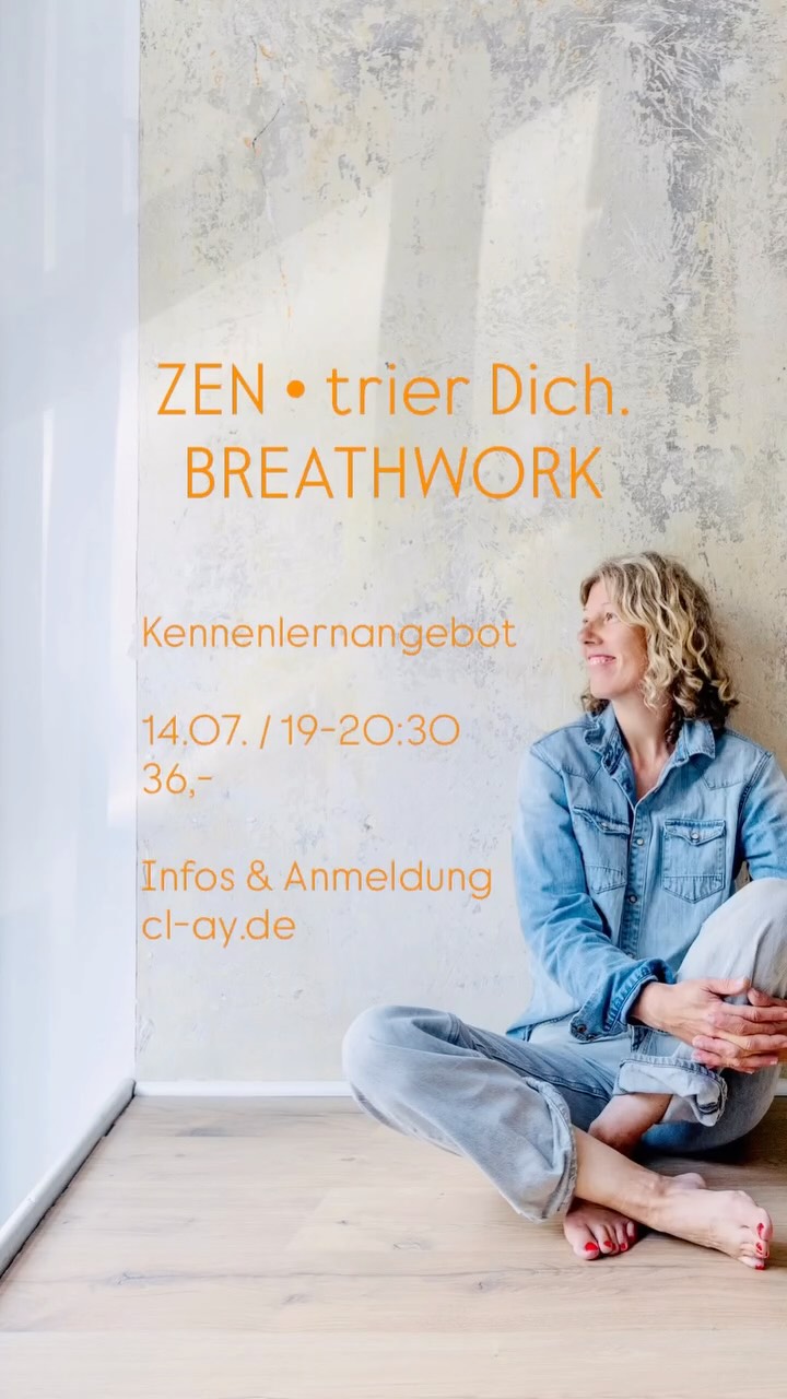 A N G E B O T – BreathWork
Wann hast du das letzte Mal wirklich bewusst geatmet?
Ich lade dich ein zu einem besonderen Abend in Hamburg-Ottensen: Ein sicherer Raum für verbundene Atmung (CCB), Entschleunigung, emotionale Tiefe mit Hamburger Erde und besonderen Tee.
Ein Abend zum Fühlen, Atmen und Ankommen
Ort: Studio CL·AY, Hamburg-Ottensen
Teilnehmende: max. 5 Personen Für alle Erfahrungsstufen geeignet Bitte Yogamatte und Decke mitbringen
Datum: 14.07. , 19-21.30, Einmalig für 36,-
Anmeldung unter:
https://www.cl-ay.de/zen-trier-dich-fokus-breathwork
Bei Fragen schreib mir gern direkt. Einfach ankommen. Atmen. Fühlen.
Foto: #PetraStockhausen
•
O F F E R – BreathWork When was the last time you truly took a conscious breath?
I invite you to a special evening in Hamburg-Ottensen: A safe space for connected breathing (CCB), slowing down, emotional depth, with Hamburger soil and special tea.
An evening to feel, breathe, and arrive.
Location: Studio CL·AY, Hamburg-Ottensen Participants: max. 5 people Open to all experience levels Please bring a yoga mat and a blanket
Date: July 14, 19-21.30
Sign up here:
https://www.cl-ay.de/zen-trier-dich-fokus-breathwork
Feel free to message me with any questions. Just arrive. Breathe. Feel.
Foto: #PetraStockhausen
#breathworkhamburg
#resilienz
#achtsamkeit