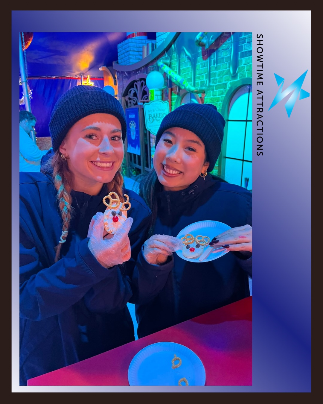 Fun during the school holidays at @frosted_awinterspectacular for @showtime.attractions ❄️