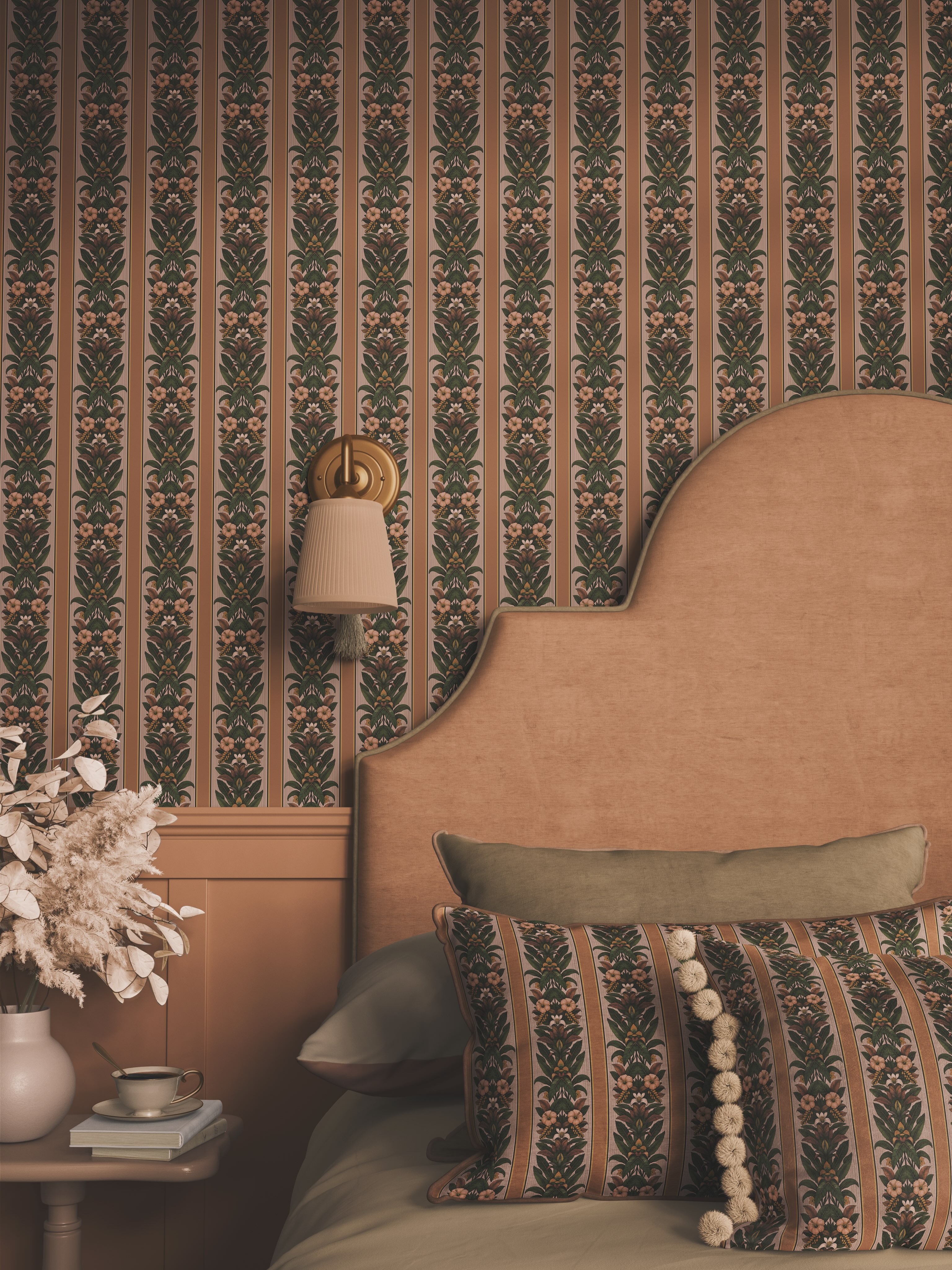 🌺Hibiscus Parade - Sunwashed Terra🌺
This warm, earthy colourway has quickly become one of my favourites. It’s so timeless and brings character to any space.
Now available as wallpaper and on the beautiful new Vintage Cotton Linen base, perfect for cushions, curtains, upholstery and more.
✨ Samples are also available to order via the website (link in bio).
Thanks to @creatsyofficial for this perfect mockup!
#BotanicalInteriors #TropicalInteriors #HeritageStyle #InteriorInspiration #BritishDesign