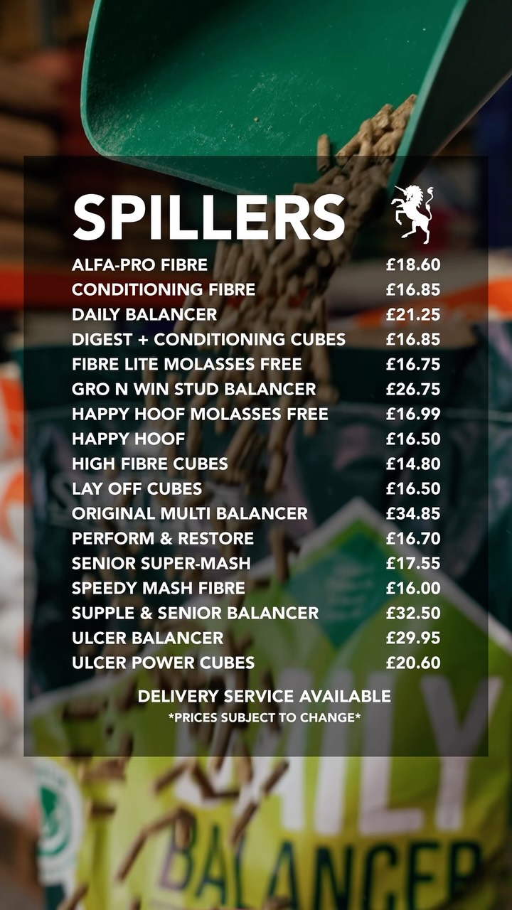 Spillers Price List 🐴 #equestrian #tackshop #unicornsaddlery Spillers Price List 🐴 #equestrian #tackshop #unicornsaddlery