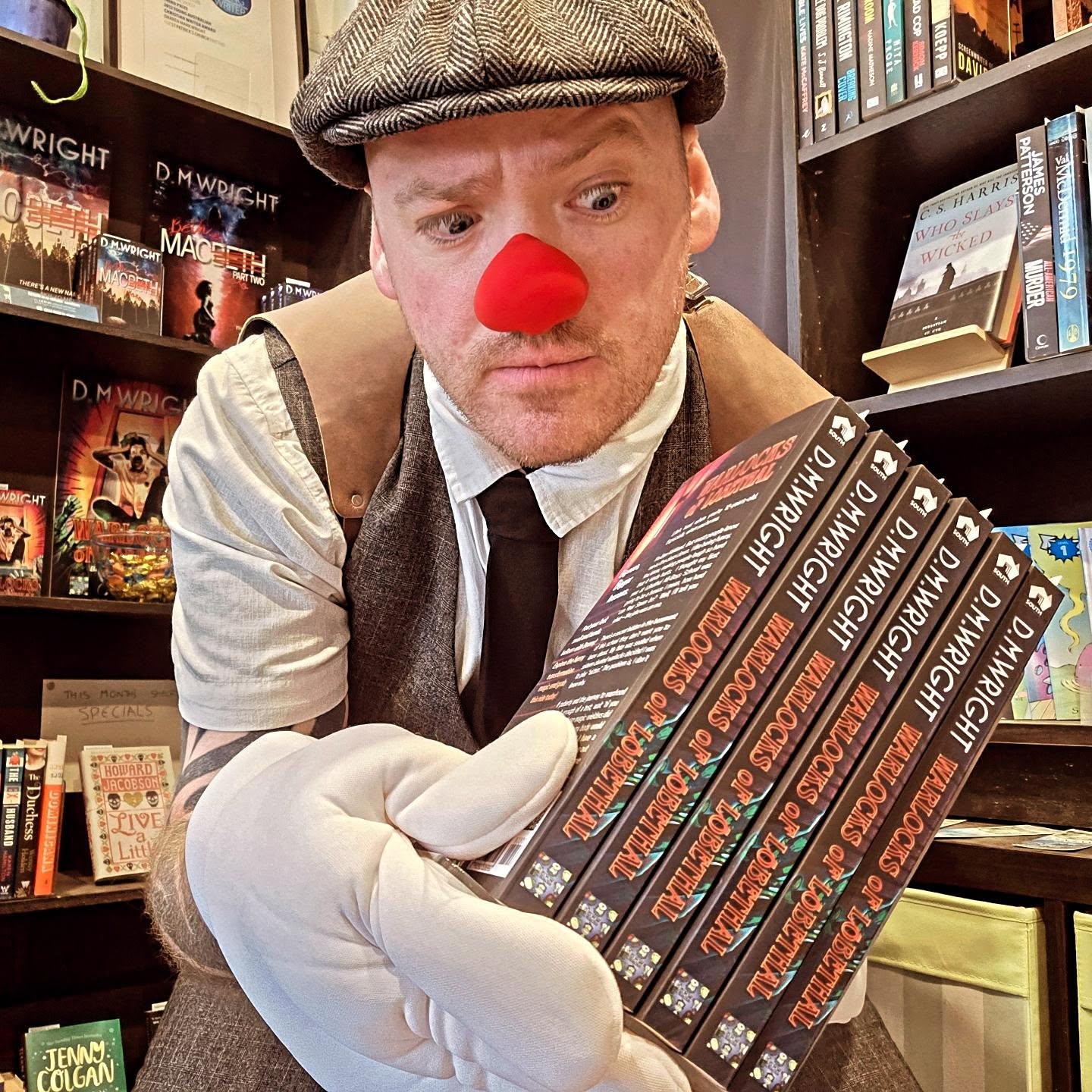 All these D. M. Wright books are feeling lonely without readers 💔 😄
www.DMWproductionsAus.com
(Best viewed on desktop version)
#books #booksformen #booksforboys #goodreads #clown