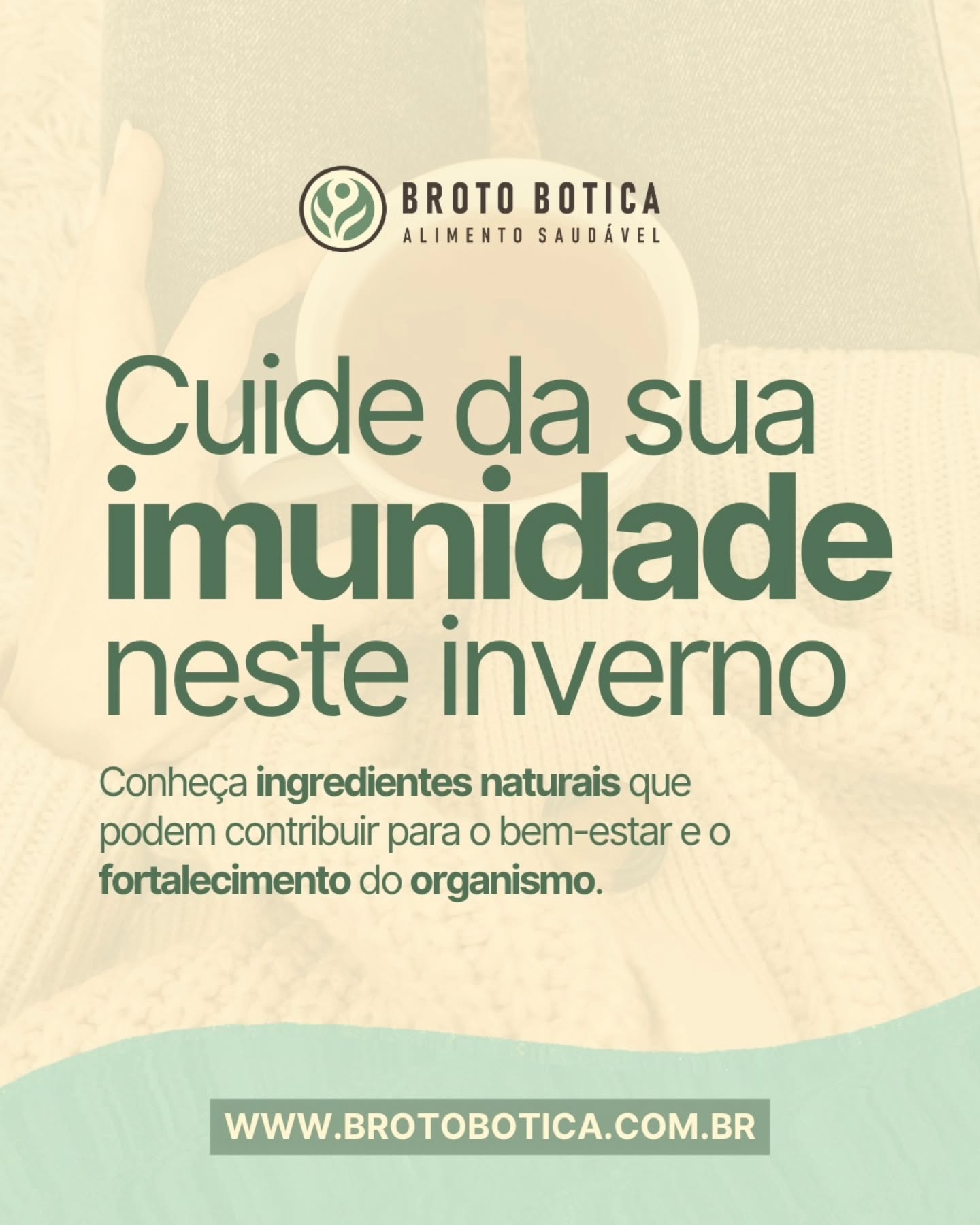 ❄️ O inverno é um convite para desacelerar, acolher o corpo e reforçar os cuidados com a saúde.
Uma alimentação equilibrada, rica em ingredientes naturais, pode ser uma grande aliada para fortalecer a imunidade e promover mais bem-estar durante os dias frios.
Chás, especiarias, castanhas, sementes, cacau e alimentos ricos em nutrientes ajudam a complementar uma rotina saudável — sempre lembrando que não existe um alimento milagroso, mas sim hábitos que fazem a diferença ao longo do tempo.
Deslize o carrossel e descubra alguns alimentos que podem fazer parte da sua rotina neste inverno 💚
Qual desses não pode faltar na sua casa durante os dias frios? Conte para a gente nos comentários!
Leia o conteúdo completo no nosso blog
Link na bio 🌱
#BrotoBotica #Inverno #Imunidade #AlimentaçãoNatural #VidaSaudável