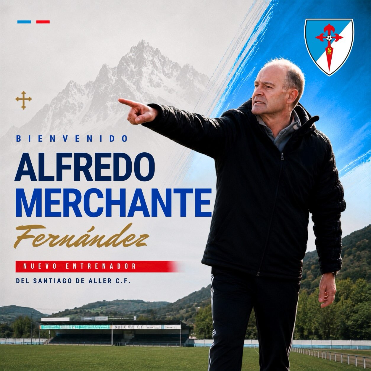 Tenemos el placer de presentaros a Alfredo Merchante @alfredomerchante07 el entrenador que se pone al frente del equipo regional. Hombre de fútbol con experiencia en fútbol base del @realoviedo @universidad_de_oviedo @clubjuventudestadio @udsanclaudio1967 @cd_loscampos_oficial y este último año en el @cdcolunga Lleva ya varios días trabajando y manteniendo reuniones con los nuevos fichajes.
Gracias por confiar en nosotros.