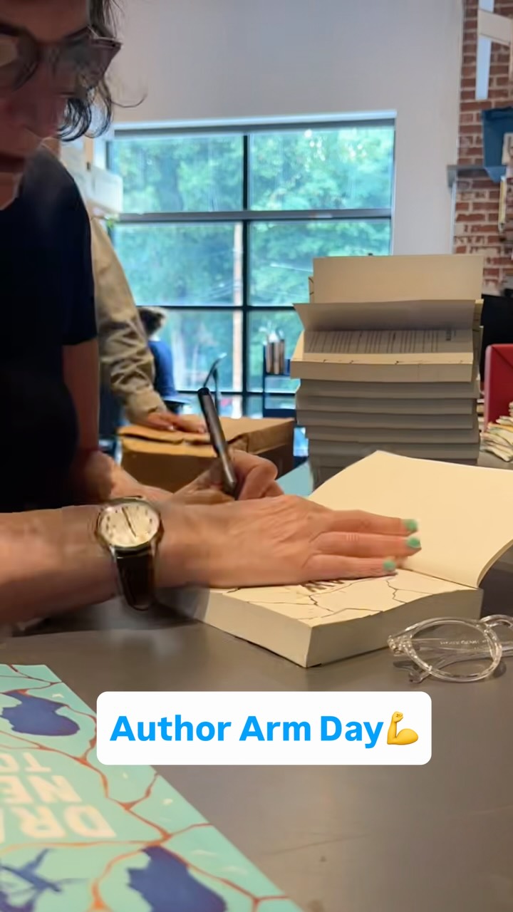 Broke a sweat!! 130 books later…
DC area friends! Join us for a fun event at @politicsprose on Saturday, July 18 at 5pm where @mkzur and I will discuss all things DRAW NEAR TO ME. Event info linked in my bio!
DRAW NEAR TO ME is out now! Get your copies!