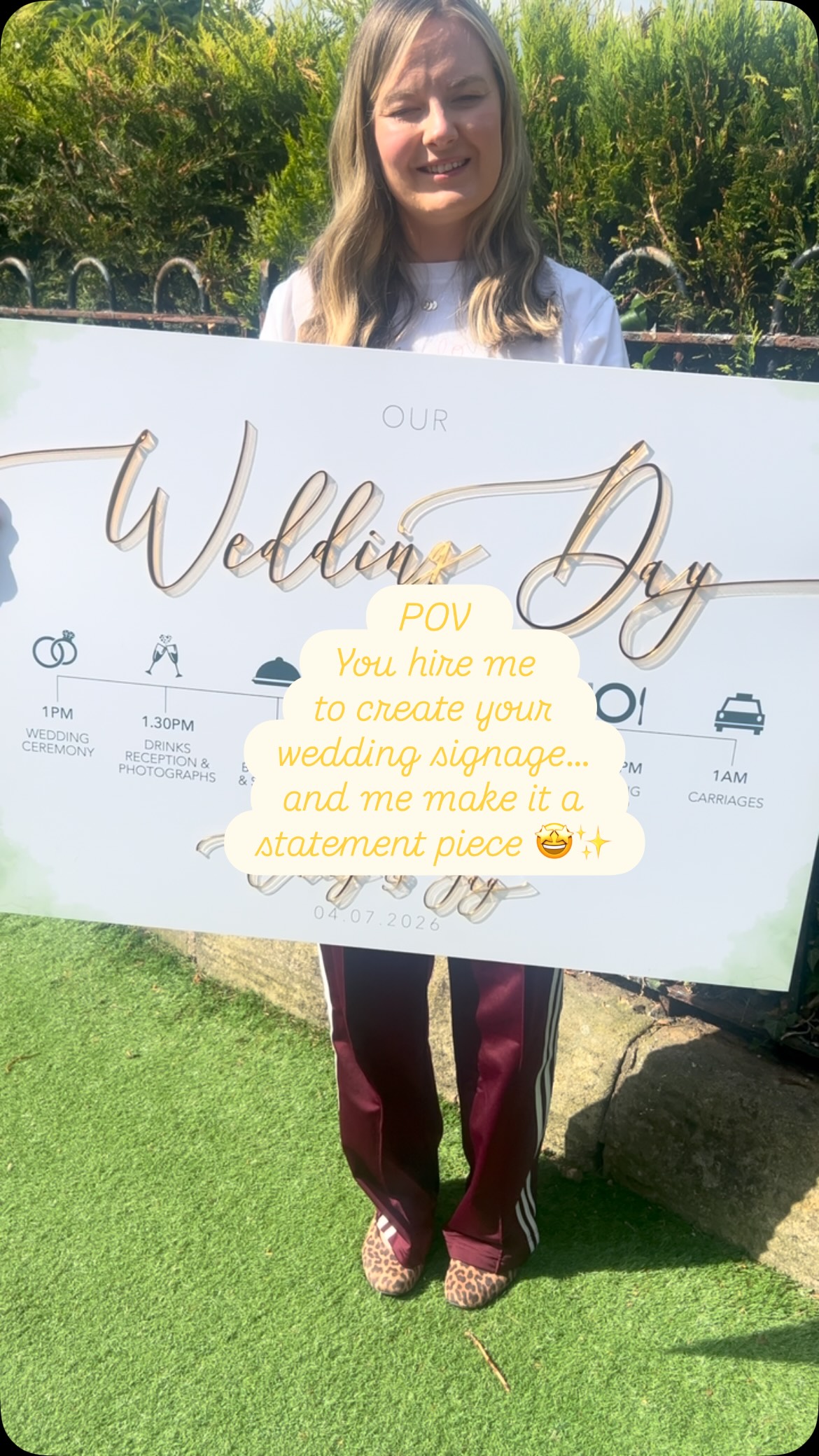 You asked for wedding signage…so I made it extra ✨
Adding mirrored acrylic details and making it double-sided means your welcome works from every angle 💜
Welcome sign + order of the day + table plan = one statement piece 🤩
Congratulations to Emily and Jay whose wedding this was for 🥰
#weddingsignage #weddingstationery #luxuryweddingdetails #ukweddingsupplier #weddingdetails