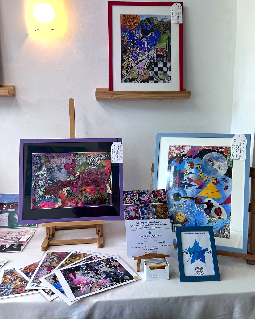 Hi, I just wanted to say thank you to all followers of Stardust Acrylic Art, old and new, and just let you know a little bit about what I do and what spurs me on to create my song inspired art. I love music, always have, from listening to Mum and Dads old 45's as a child, to going to many gigs over the years and to now sitting in front of my treasured vinyl collection with the crackle of the needle still giving me that shiver down my spine as it hits the vinyl. So, when I left my job as a teaching assistant in a school, it felt only right that I should continue to use my creative skills and create song inspired art!
For me, music becomes colour, texture and memory. I paint each mixed-media collage while listening to the song that inspired it, letting the lyrics and mood guide the layers so every piece feels personal and meaningful. 🎶🖼️
Are you too a music lover? If so my mixed media collage could be right up your street!
Whether you’re after a statement piece for your living room or a thoughtful gift for a music-loving friend, my song-inspired artworks and prints are designed to spark conversation and keep the songs you love close every day.
Click the Link in bio, head over to my website and explore the collection... find the piece that sings to you. ✨🎶✨
#MusicInspiredArt #MixedMediaArt #ArtForMusicLovers #SongLyricArt #GiftForMusicFans #HandmadeArt #StardustAcrylicArt #WallArt