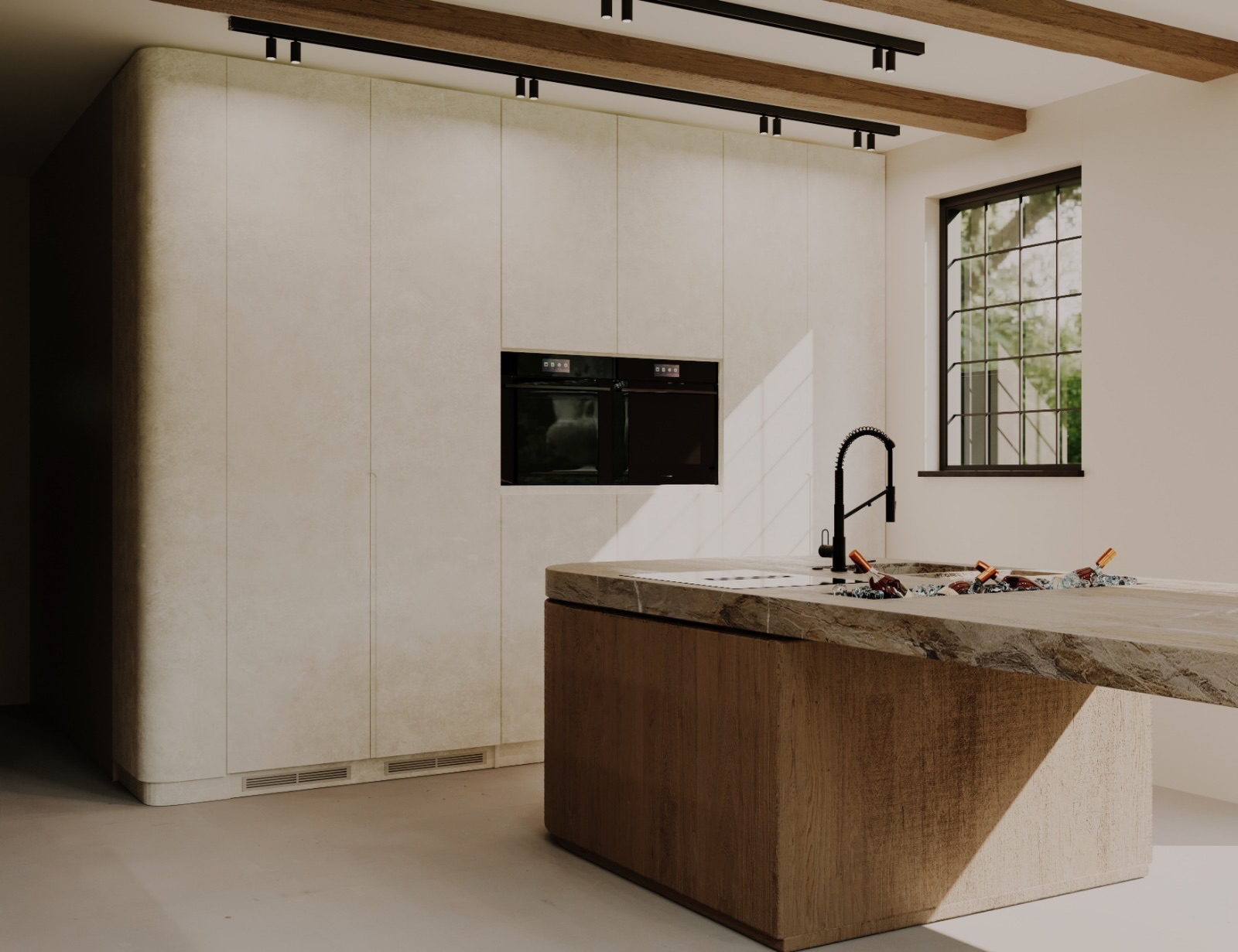 Niet elk ontwerp wordt werkelijkheid.
Maar elk ontwerp vertelt een verhaal.
Voor dit project werkten we een fotorealistische 3D-visualisatie uit zodat de klant zijn toekomstige woning tot in de kleinste details kon beleven.
Soms blijft een ontwerp een visie, maar vakmanschap begint altijd met een sterk idee.
#renoprofantwerpstudio