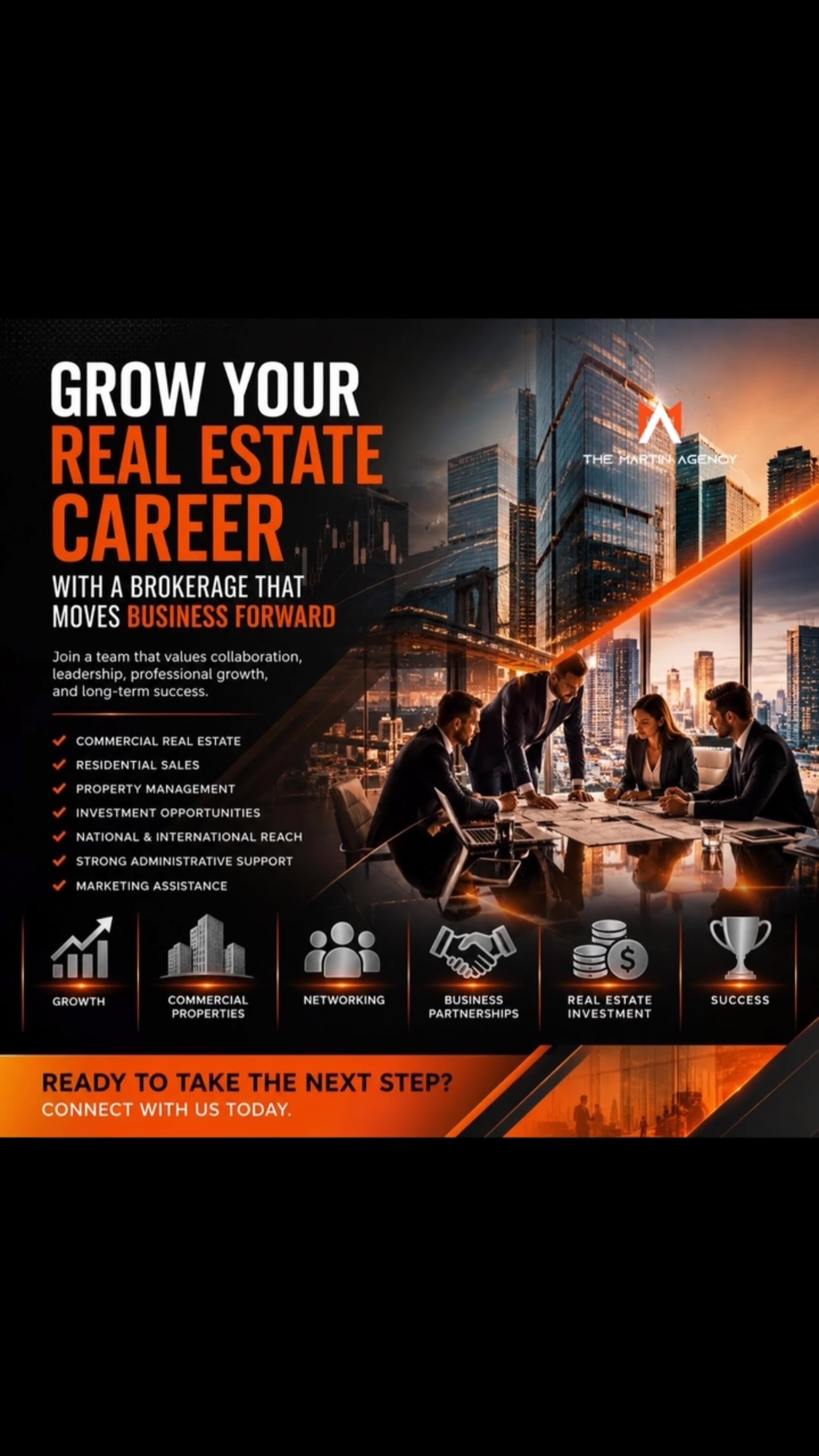 Now hiring Commercial real estate agents. Participate in our Nationwide network of Investment and Commercial professionals.