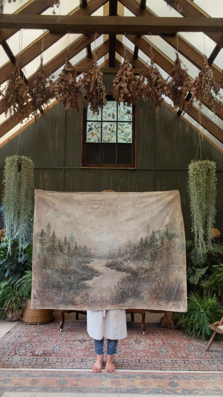 The first reveal of a new painted tapestry 🤗
I’ve been working hard on these I have 3 done! It’s a bit of an experiment as this process is new but I feel like it brings together a lot of my experience over the years. My love of old things with story and history, of landscapes and ecosystems.
Each one lives in the space between chaos, tradition, ritual, beauty, memories and a little symbolism.
I’m also still working with natural pigments but on this raw canvas they need to be water based instead of oil which is what I’m used to using. But I gotta say I’m kinda loving working this way…
Join my email list to be the first to be notified when this new collection is available! Link in bio!
#artreveal #artforyourhome #interiordesign #natureinspired #homedecor hone decor ideas, paintings, fine art, beautiful things, beautiful spaces, original art, art collectors