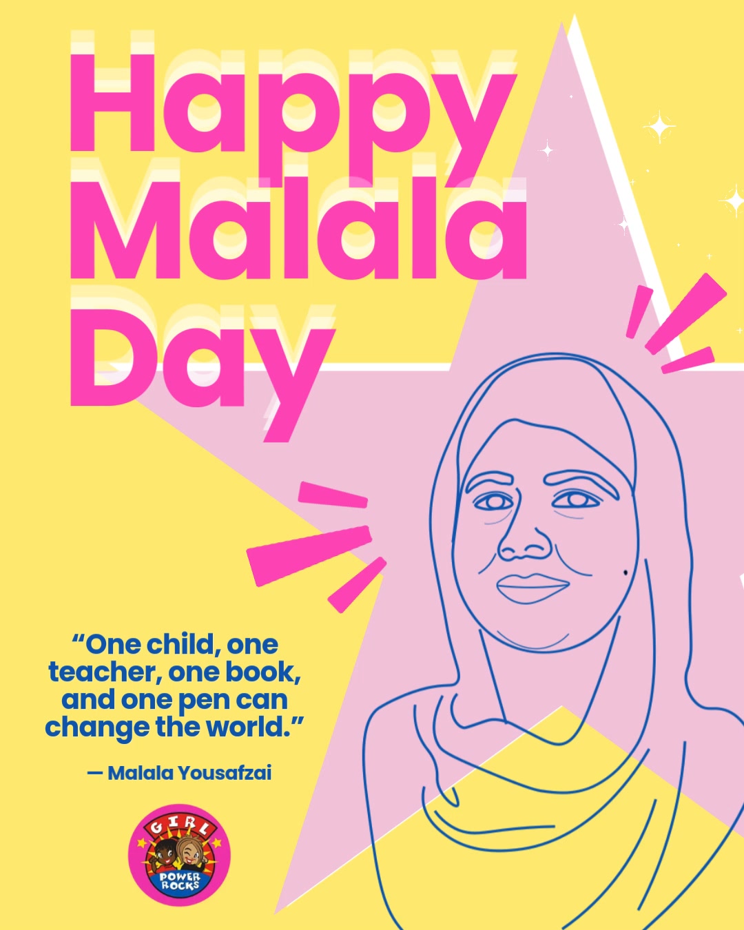 Today we honor @malala's courage and her belief that every girl deserves the opportunity to learn, lead, and thrive.
#MalalaDay #GirlsEducation