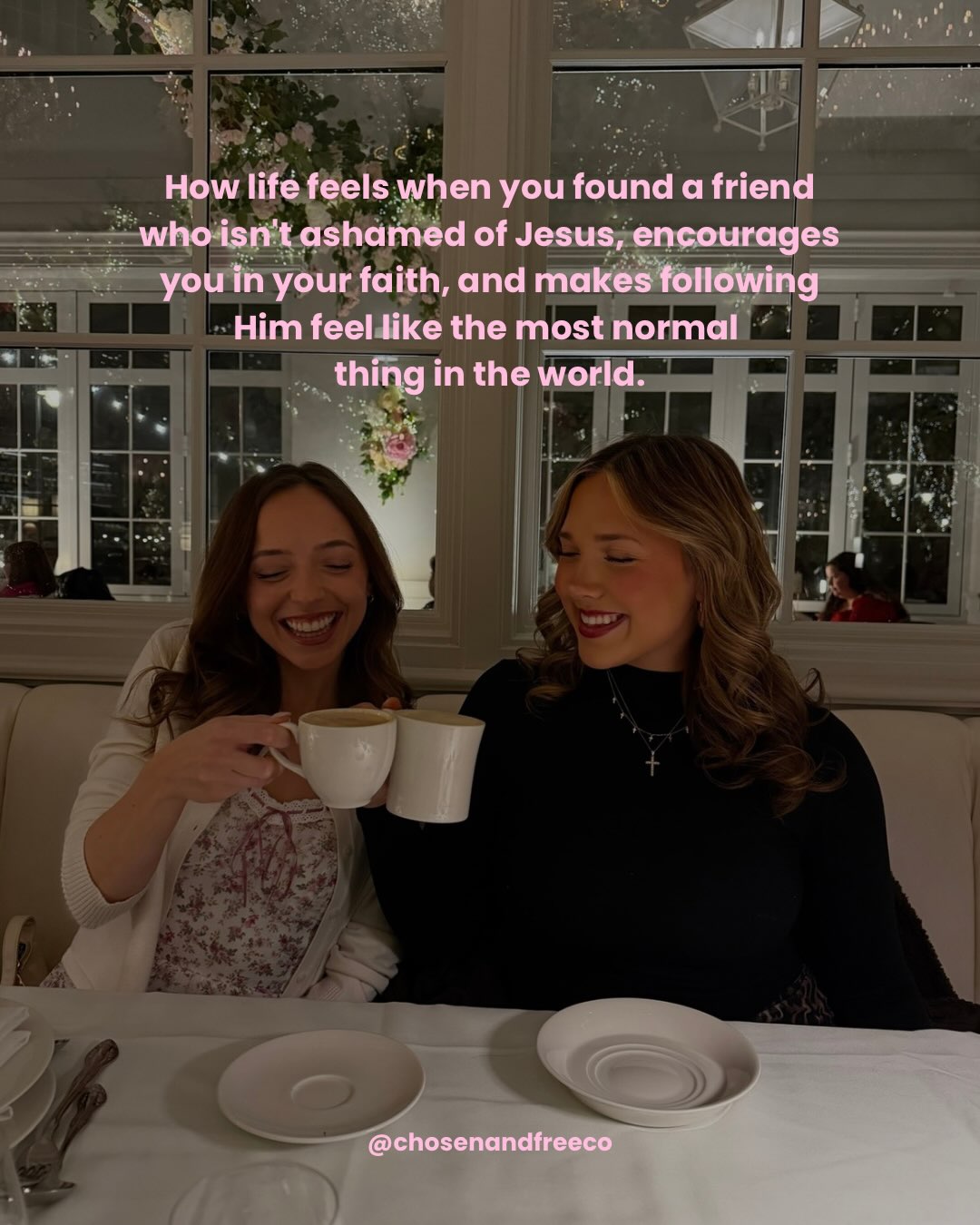 If you’ve been looking for a community of Godly women, welcome to your answered prayer! 💗
Follow @chosenandfreeco for Godly community & daily discipleship! 🙌🏼💖
#jesus #god #faith #friendship #trending