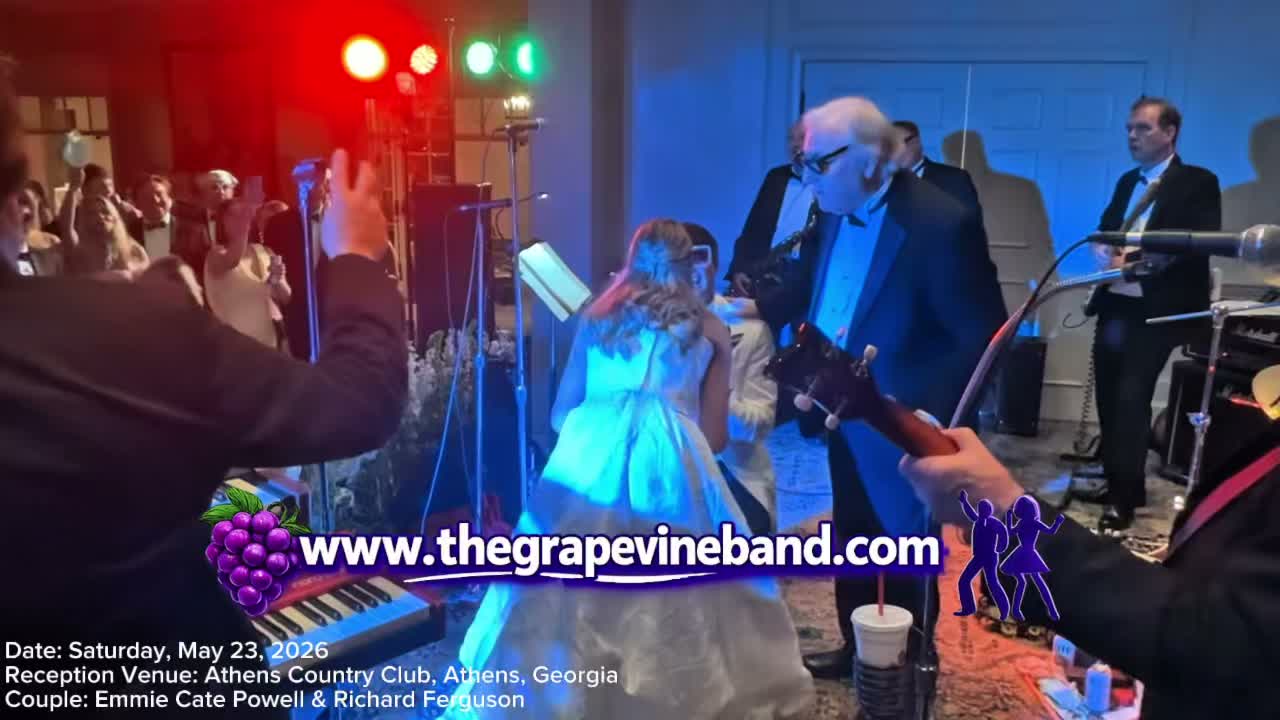 🍇 From the Grapevine…
Congratulations again to Richard & Emmie Cate Ferguson on an unforgettable wedding celebration at Athens Country Club! ❤️
One of our favorite Grapevine wedding traditions happened once again when Richard took the stage, dropped to one knee (again 😄), and serenaded his beautiful bride with “You’ve Lost That Lovin’ Feelin’”… even though it’s pretty obvious she hasn’t!
The best part? Before long, the entire dance floor joined in, singing right along. Those are the moments that turn a great reception into a memory everyone talks about for years.
Not every groom is brave enough to grab the microphone. Some need a little convincing… and a few manage to escape! But Richard was all in, and the crowd loved every second of it.
Thank you, Richard and Emmie Cate, for letting The Grapevine be part of such an incredible night. We wish you both a lifetime of love, laughter, and plenty of music.
Planning a wedding? We’d love to help create moments like this for you.
🎶 www.thegrapevineband.com
#TheGrapevineBand #GeorgiaWeddings #WeddingReception #AthensGA #LiveWeddingBand