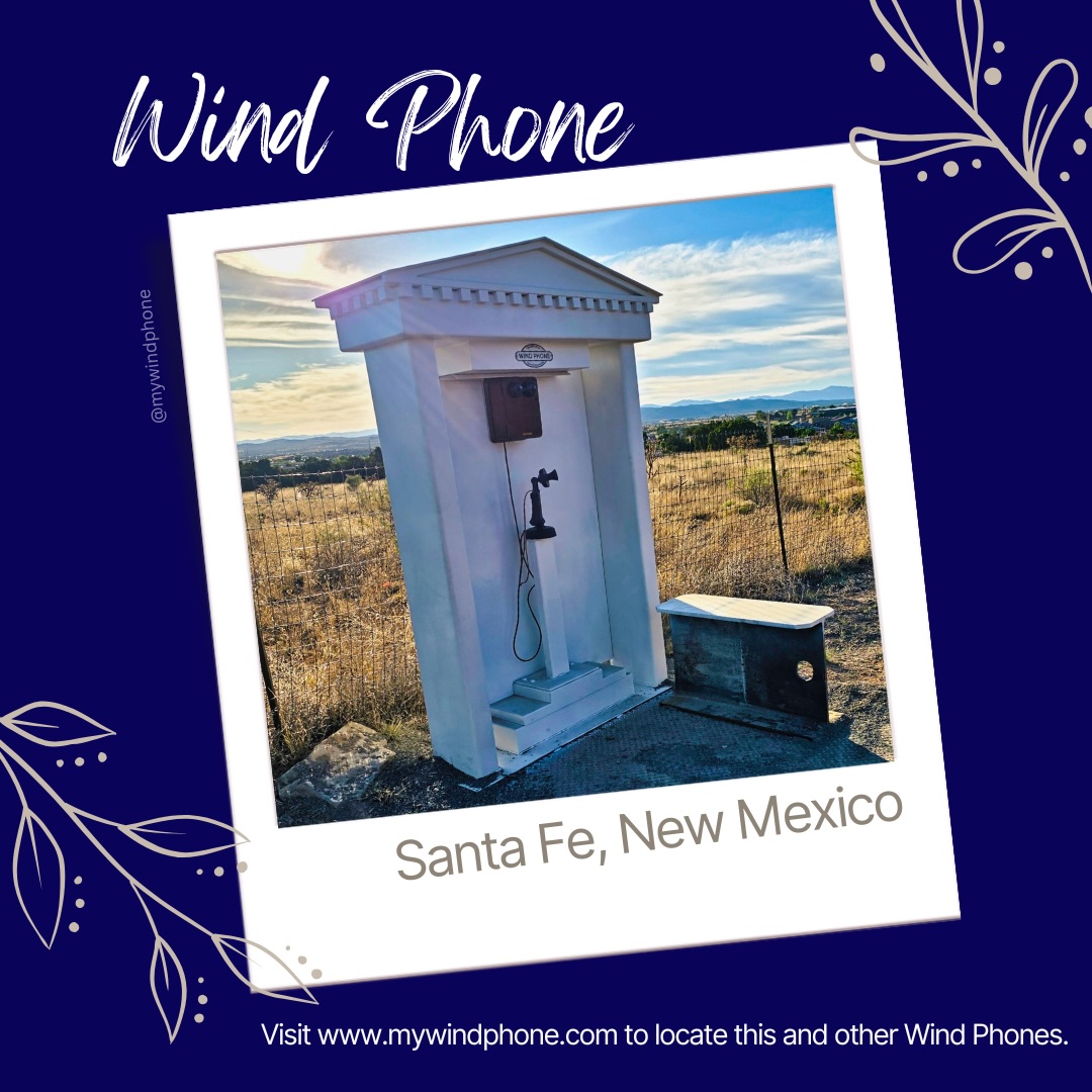 One call. One memory. One moment of connection. There’s a gorgeous Wind Phone waiting for you in Santa Fe, New Mexico!
#mywindphone #windphone #telephoneofthewind #windphonenearme #santafenewmexico