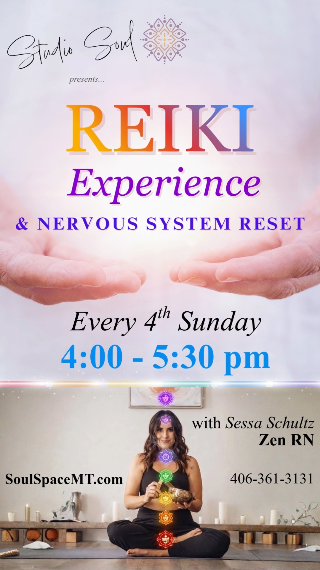 Reset your nervous system with Reiki on Sunday July 26th! ✨
